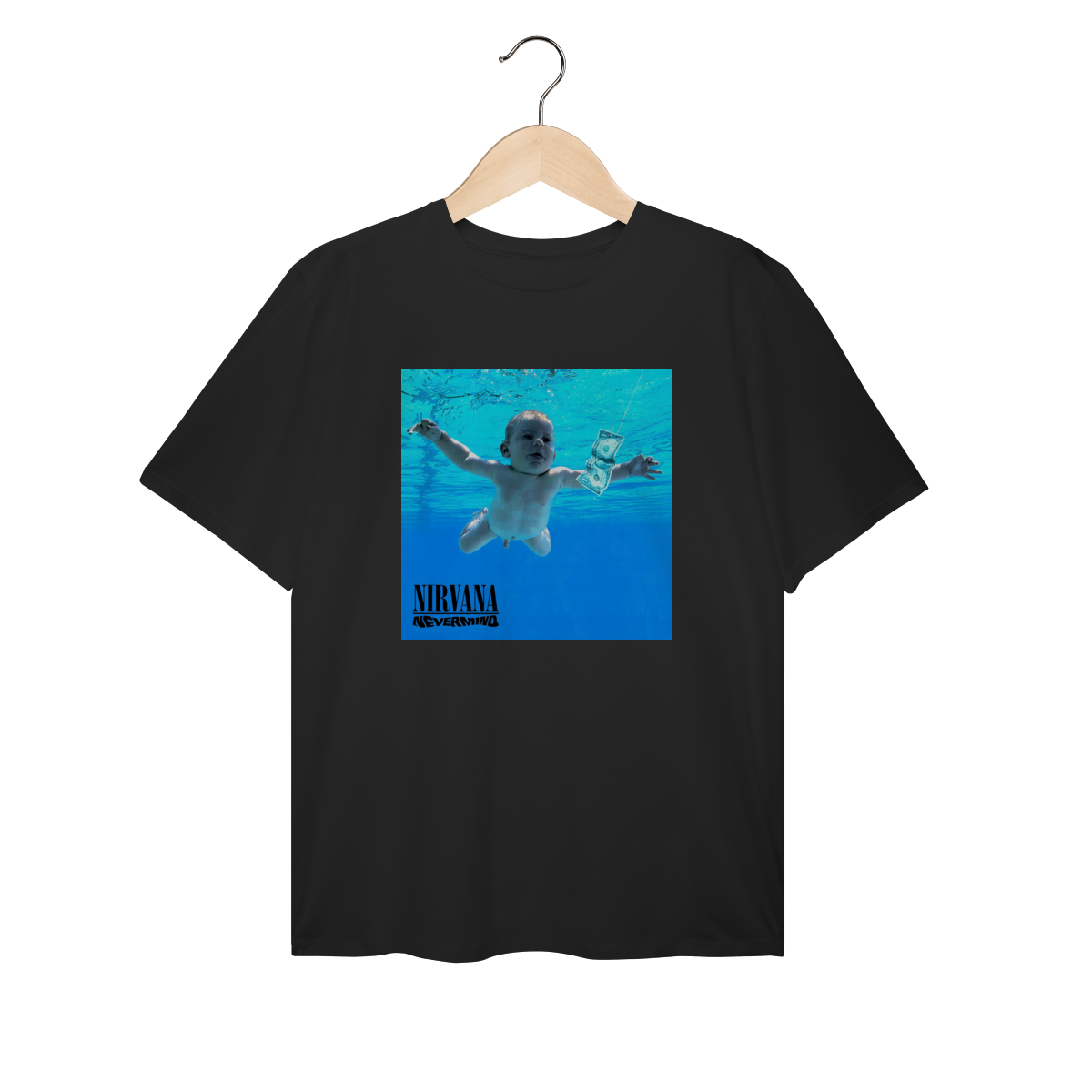 Camiseta Plus Size Nirvana - Nevermind - Coleção Rock