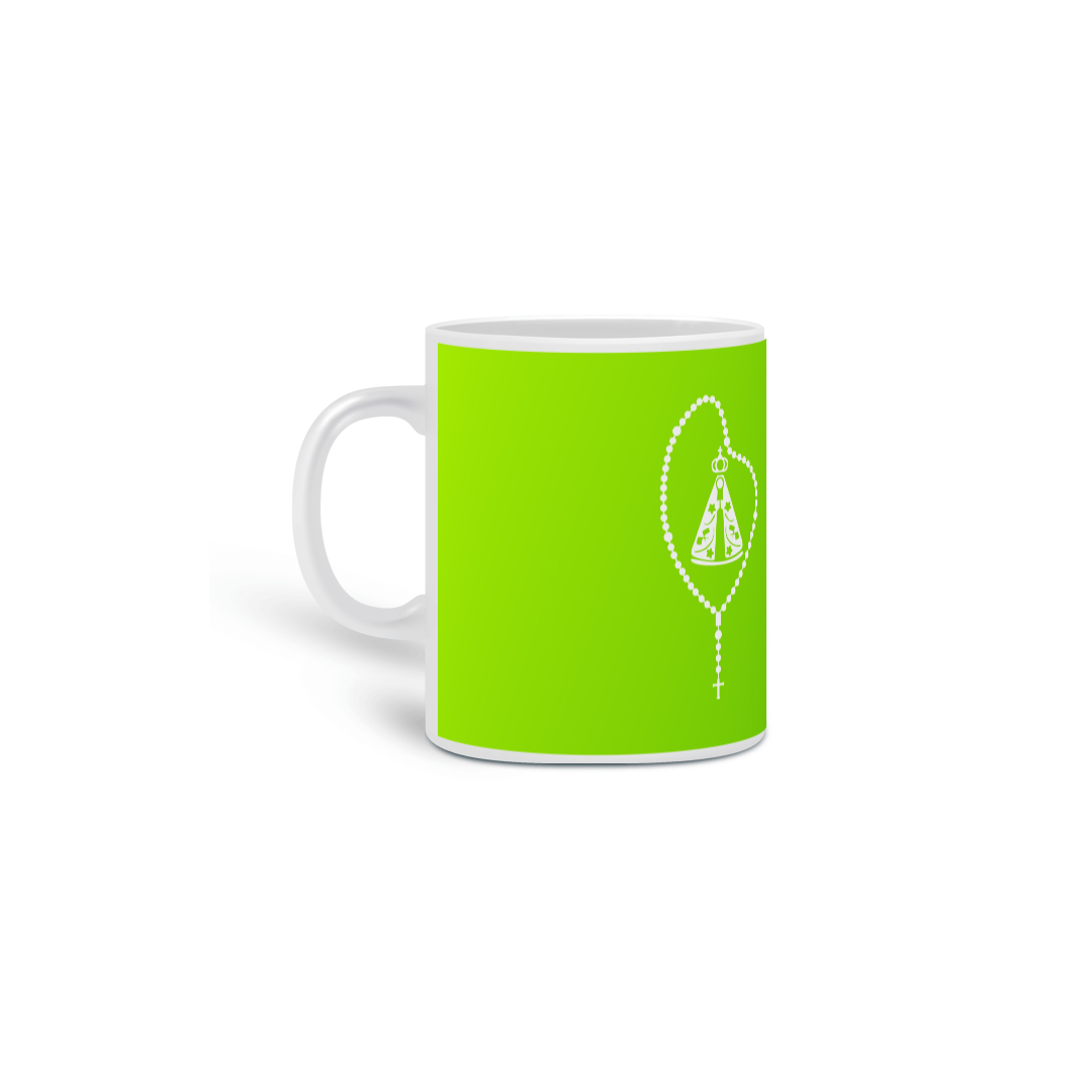 Caneca Personalizada Ave Maria - Verde