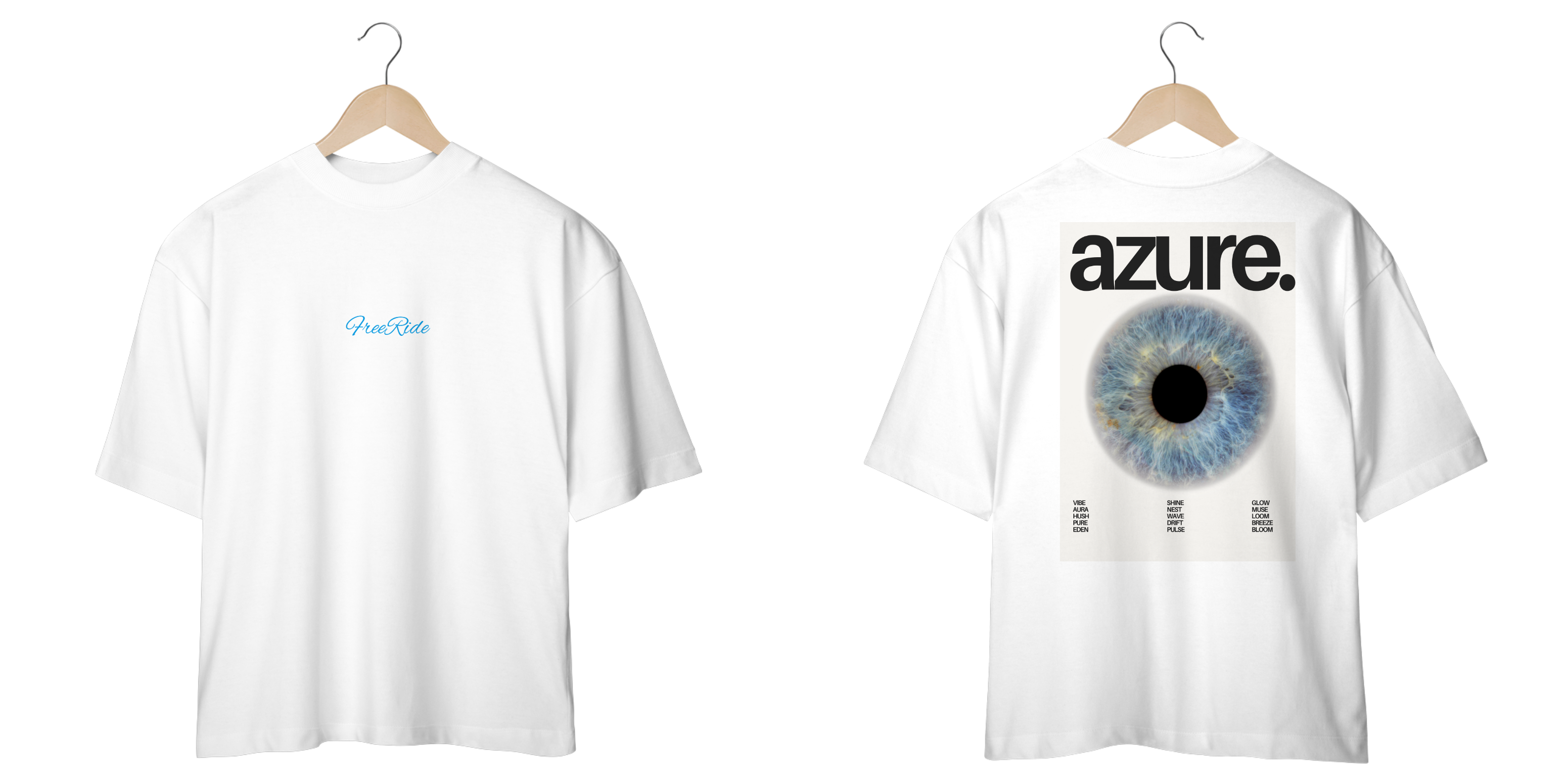 CAMISETA OVERSIZED - LINHA AZURE