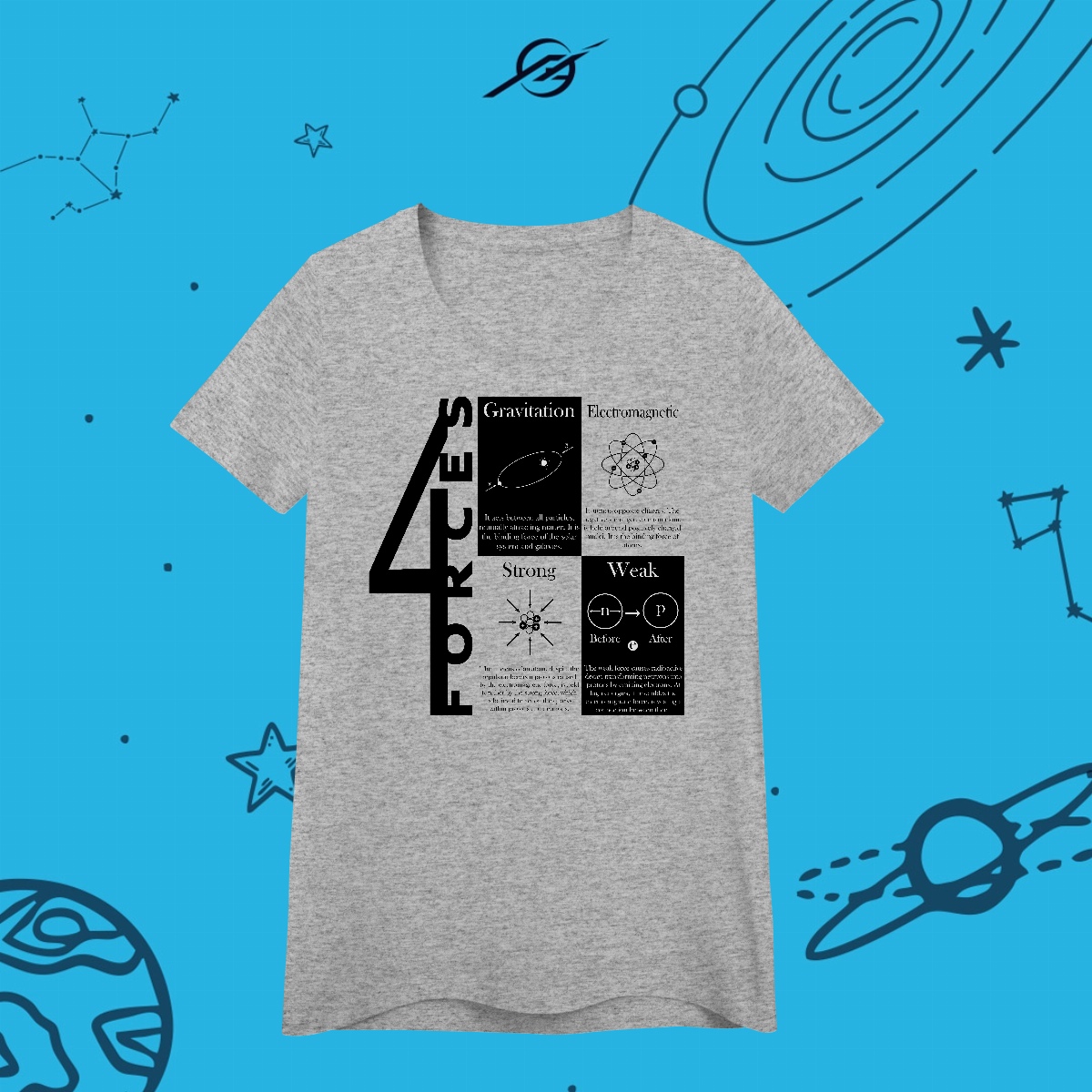 Camiseta Feminina Four Forces