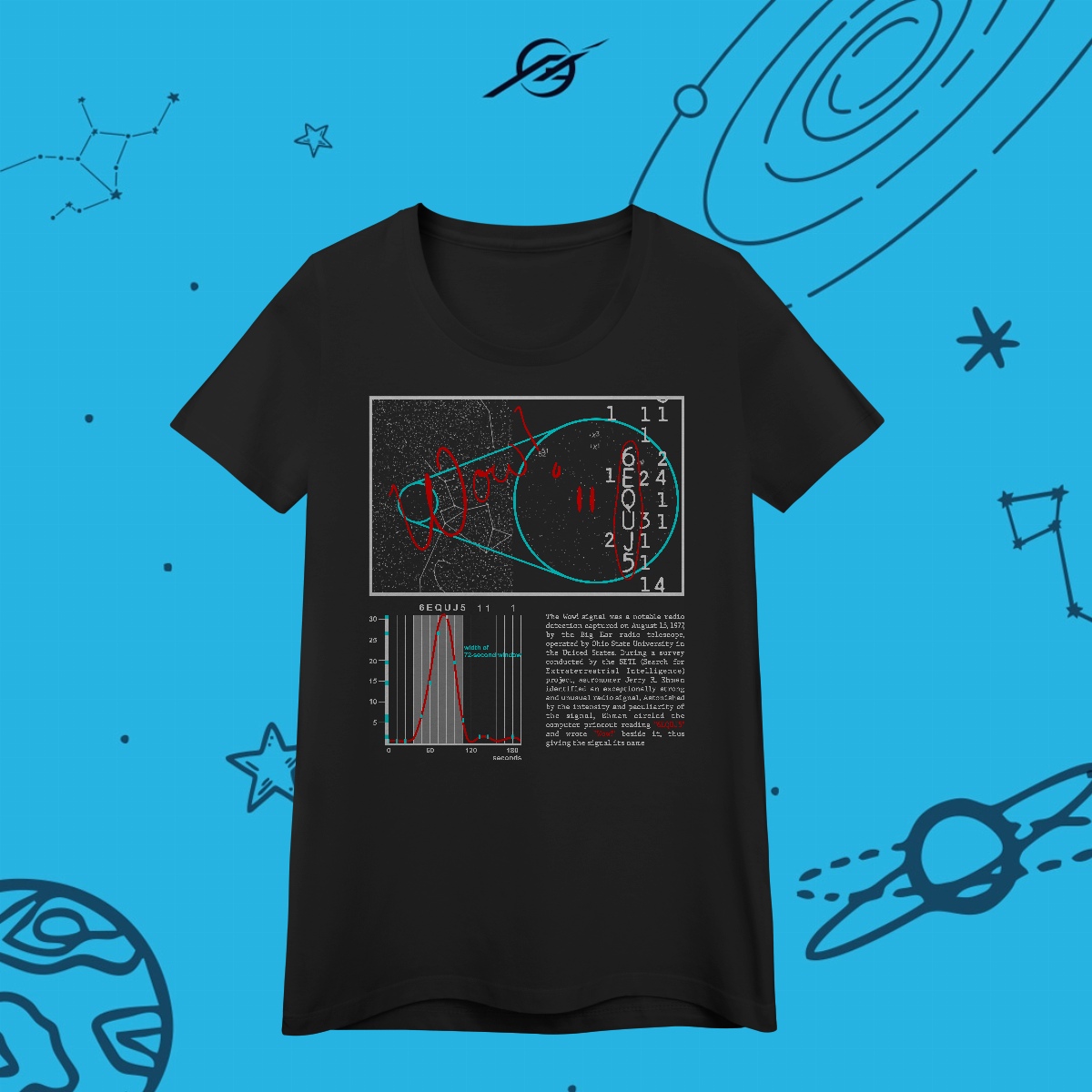 Camiseta Feminina Wow Signal