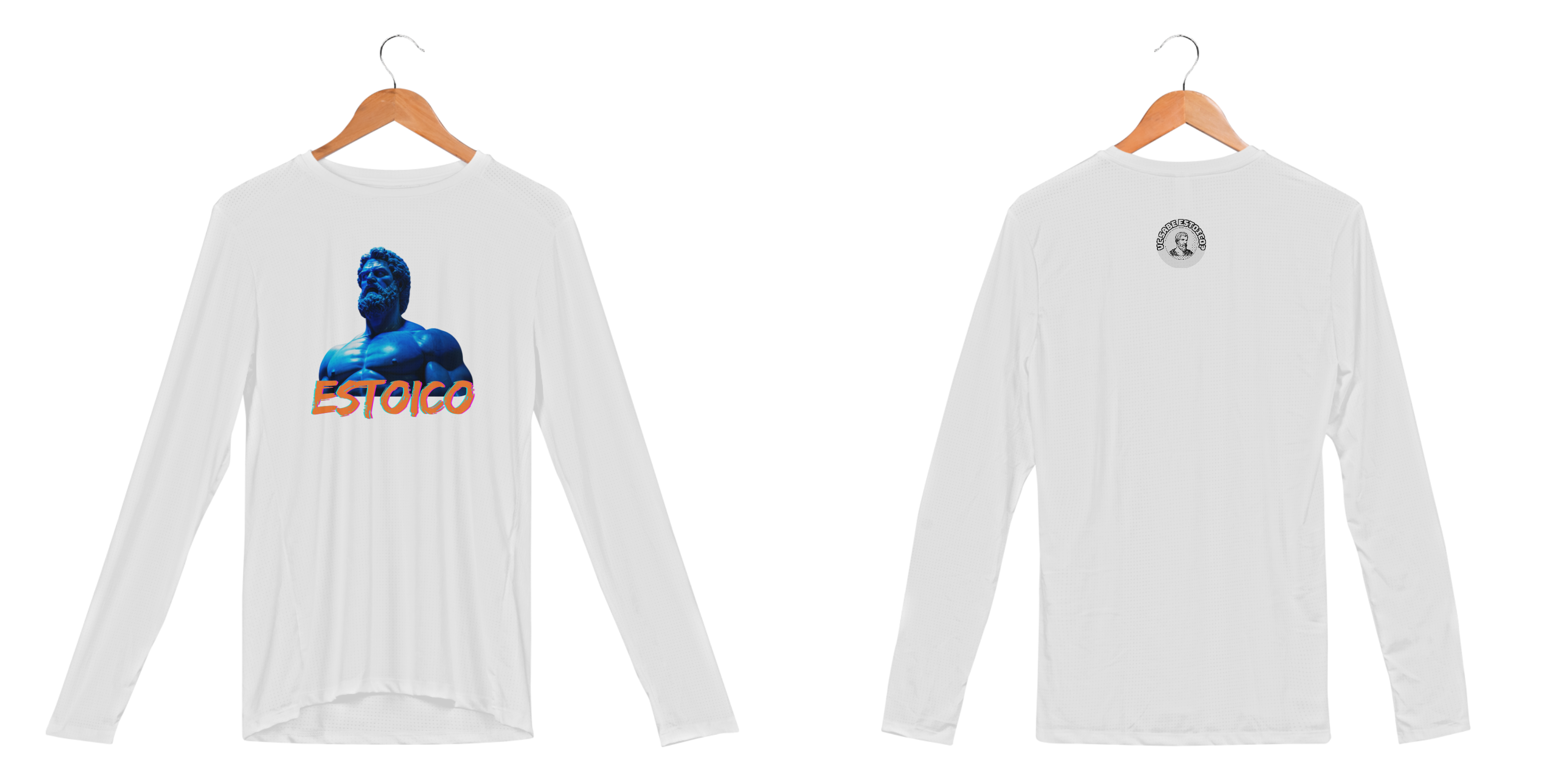 Camiseta Manga Longa Sport Proteção UV Dry Estoico