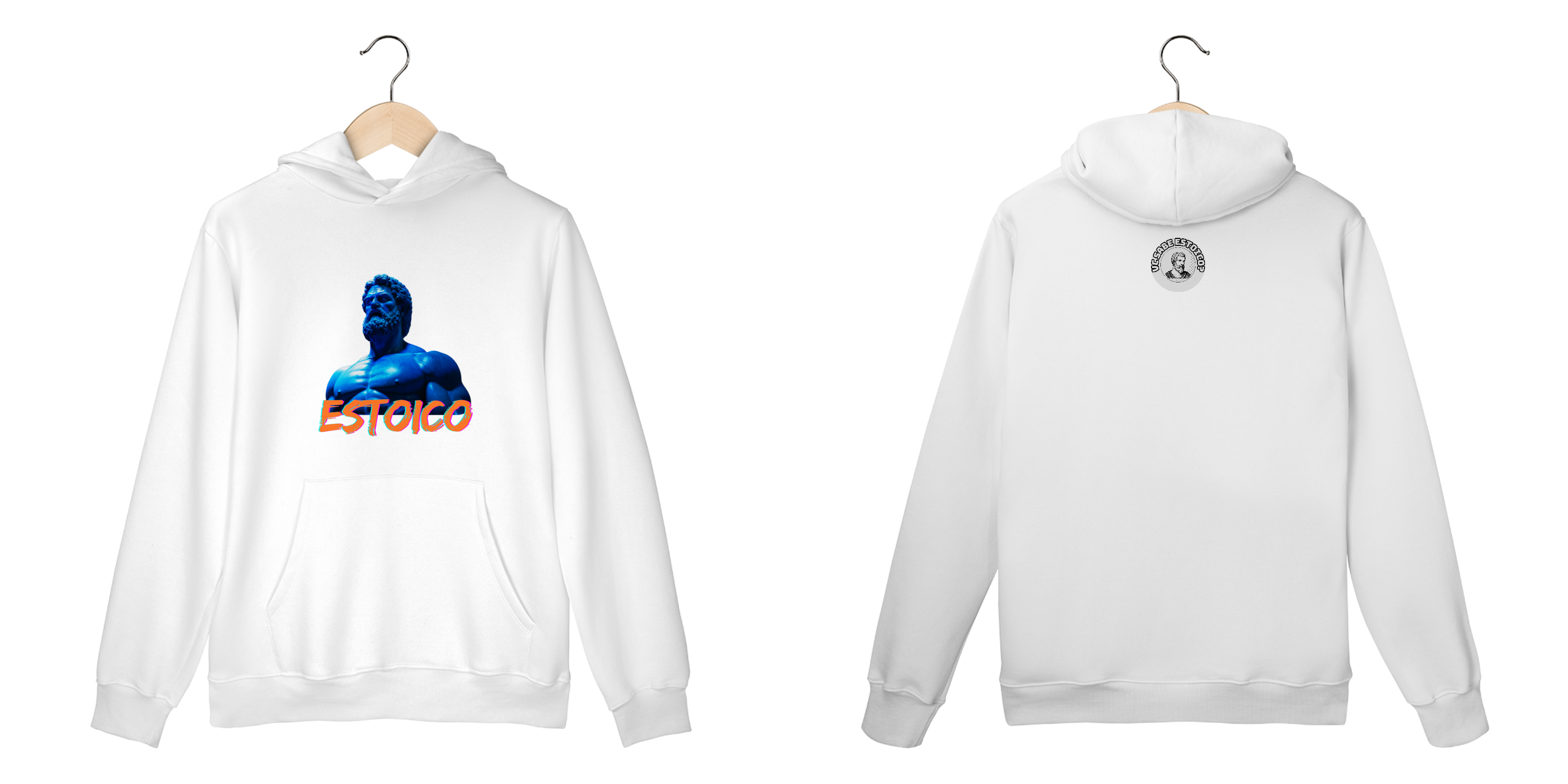 Moletom Canguru Com Capuz Estoico