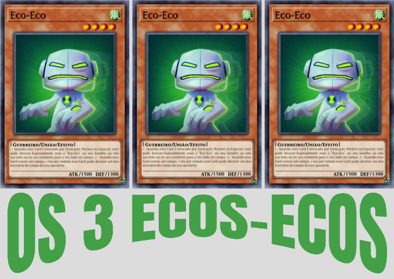 Poster Paisagem dos Cards dos 3 Ecos-Ecos