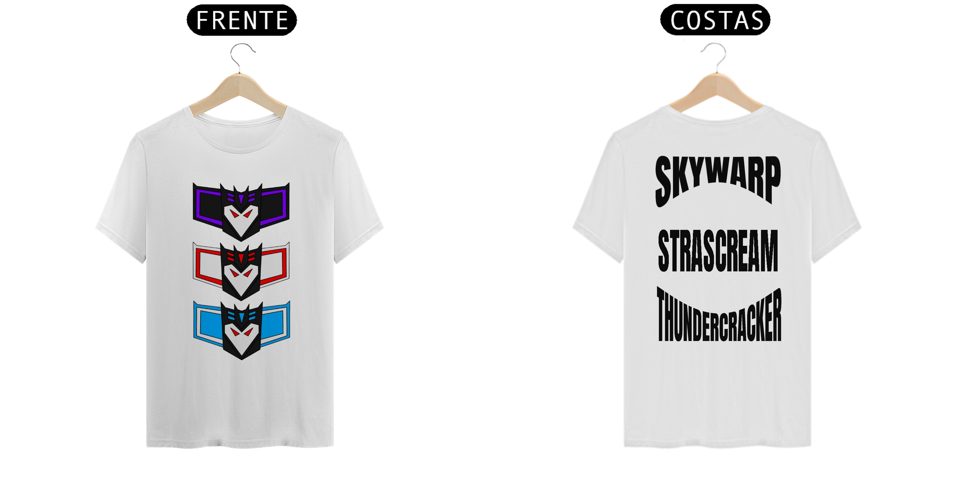 Camiseta dos Símbolos dos 3 Seekers Primes