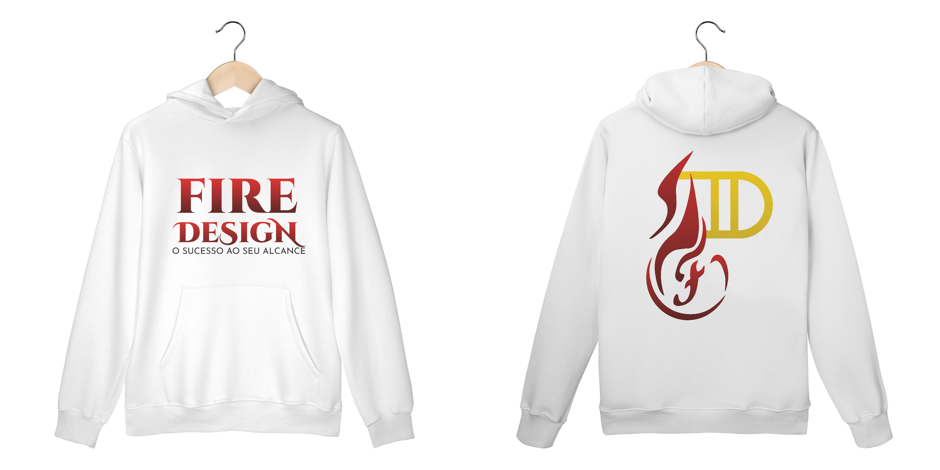 Moletom Canguru Fire Design – Chama do Sucesso