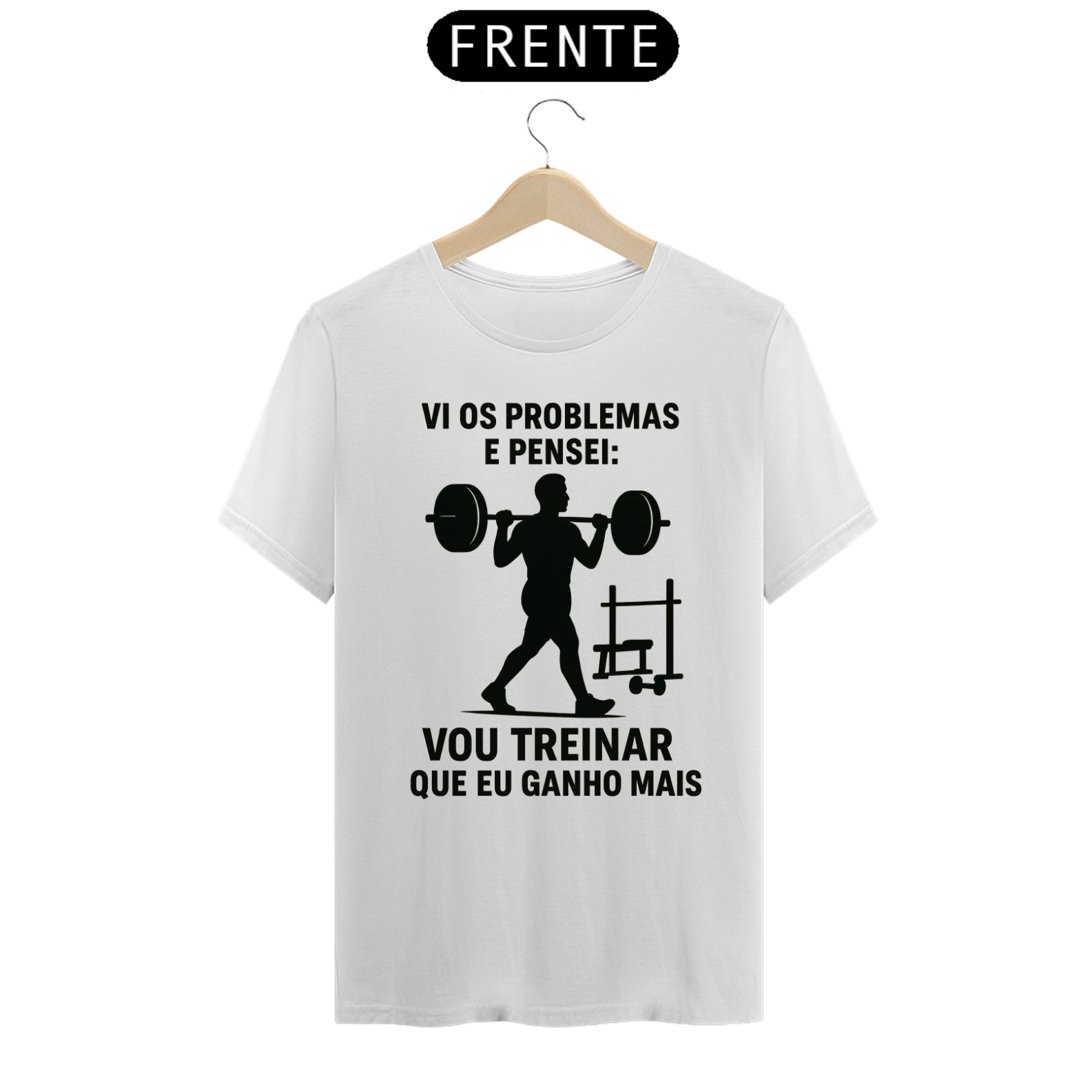 Camiseta “Vi os Problemas!” – Na Base da Disciplina
