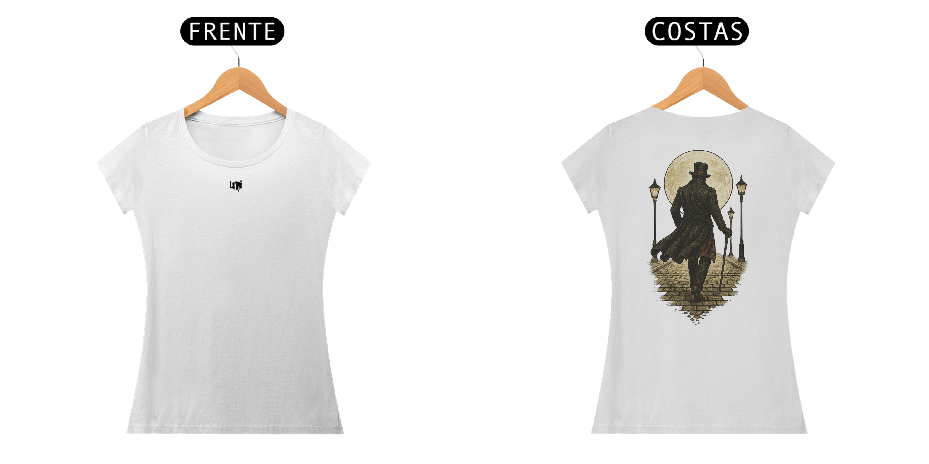 Camiseta Baby Long Exu (branco)