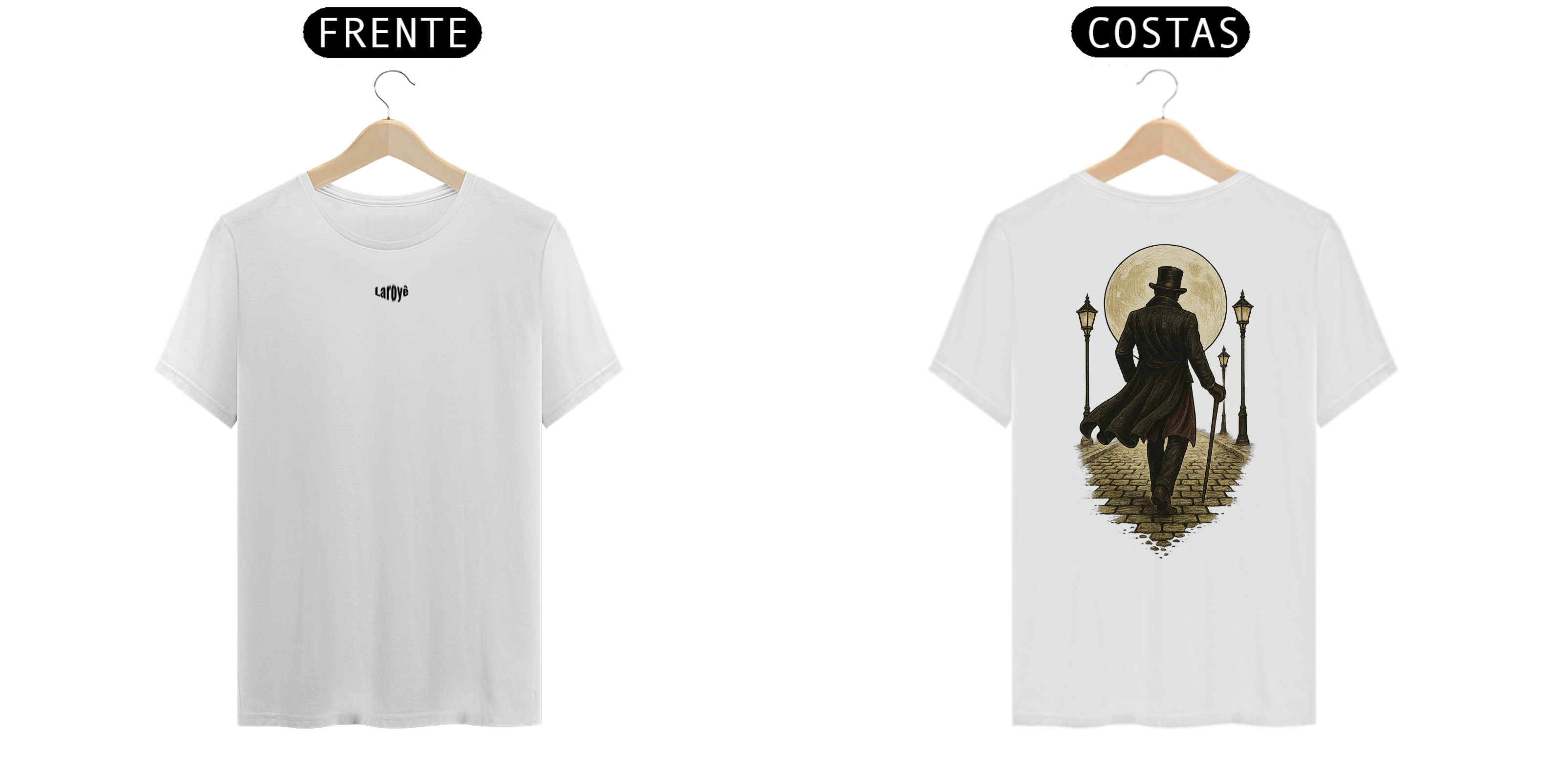 Camiseta Clássica Exu (branco e off white)