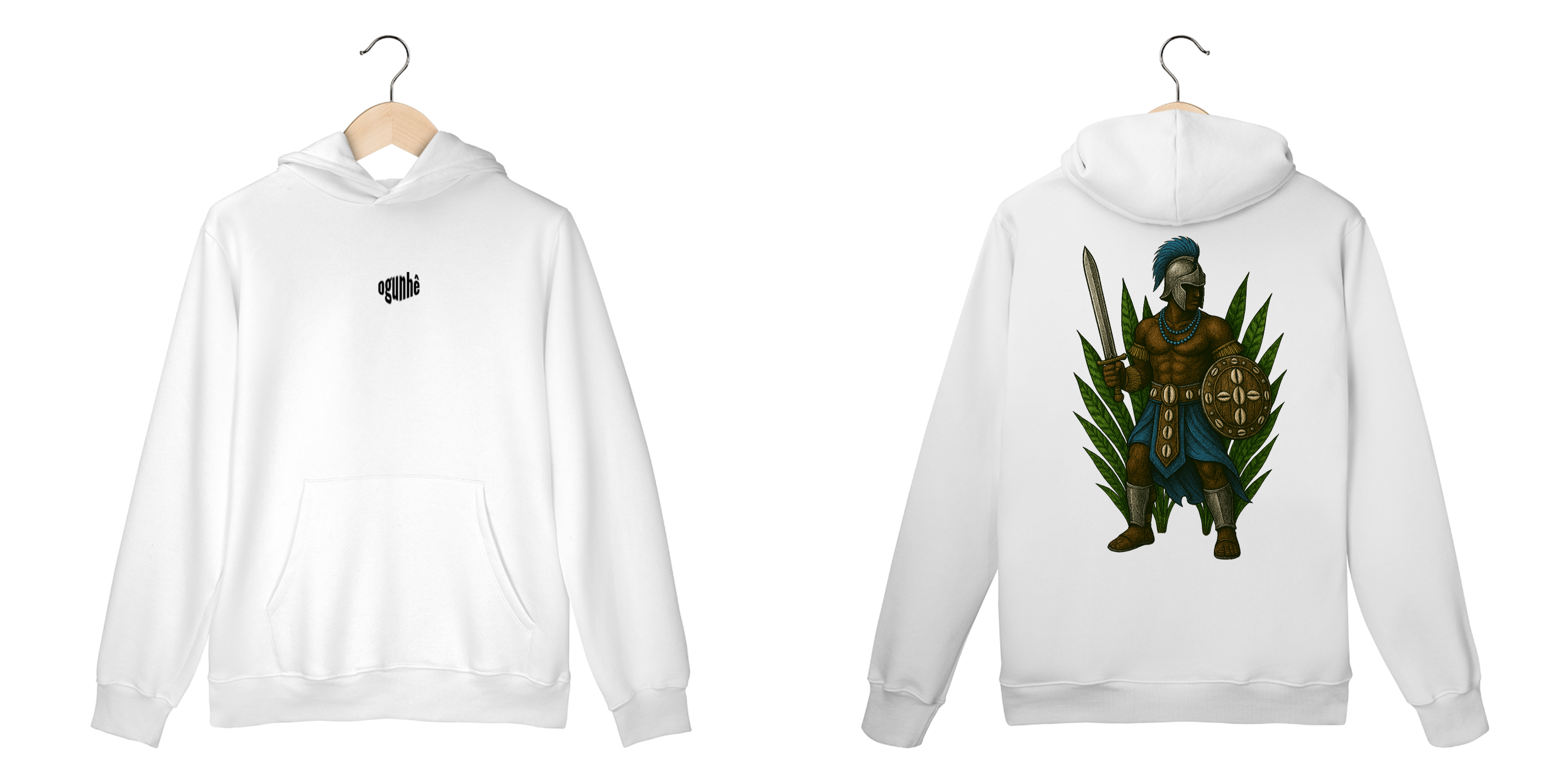 Casaco Moletom Ogum (branco)