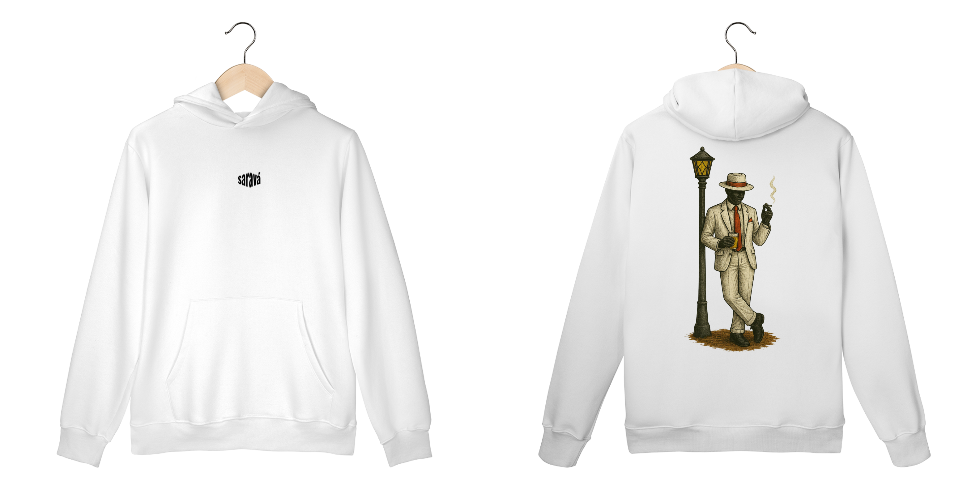 Casaco Moletom Zé Pilintra (branco)