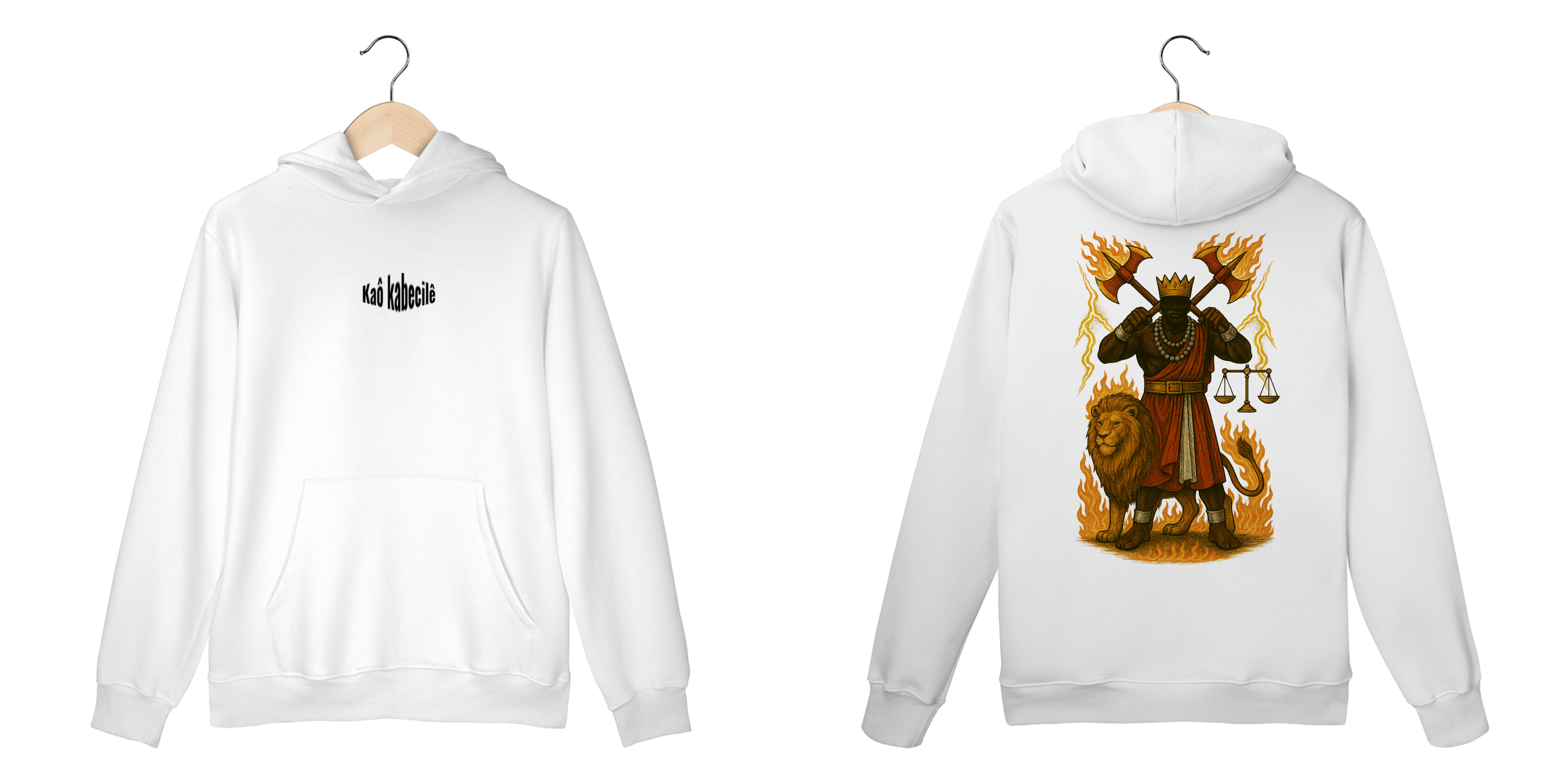 Casaco Moletom Xangô (branco)