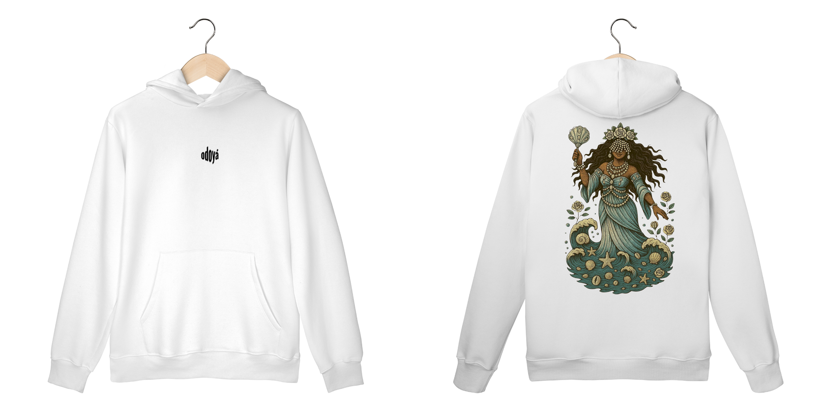 Casaco Moletom Iemanjá (branco)