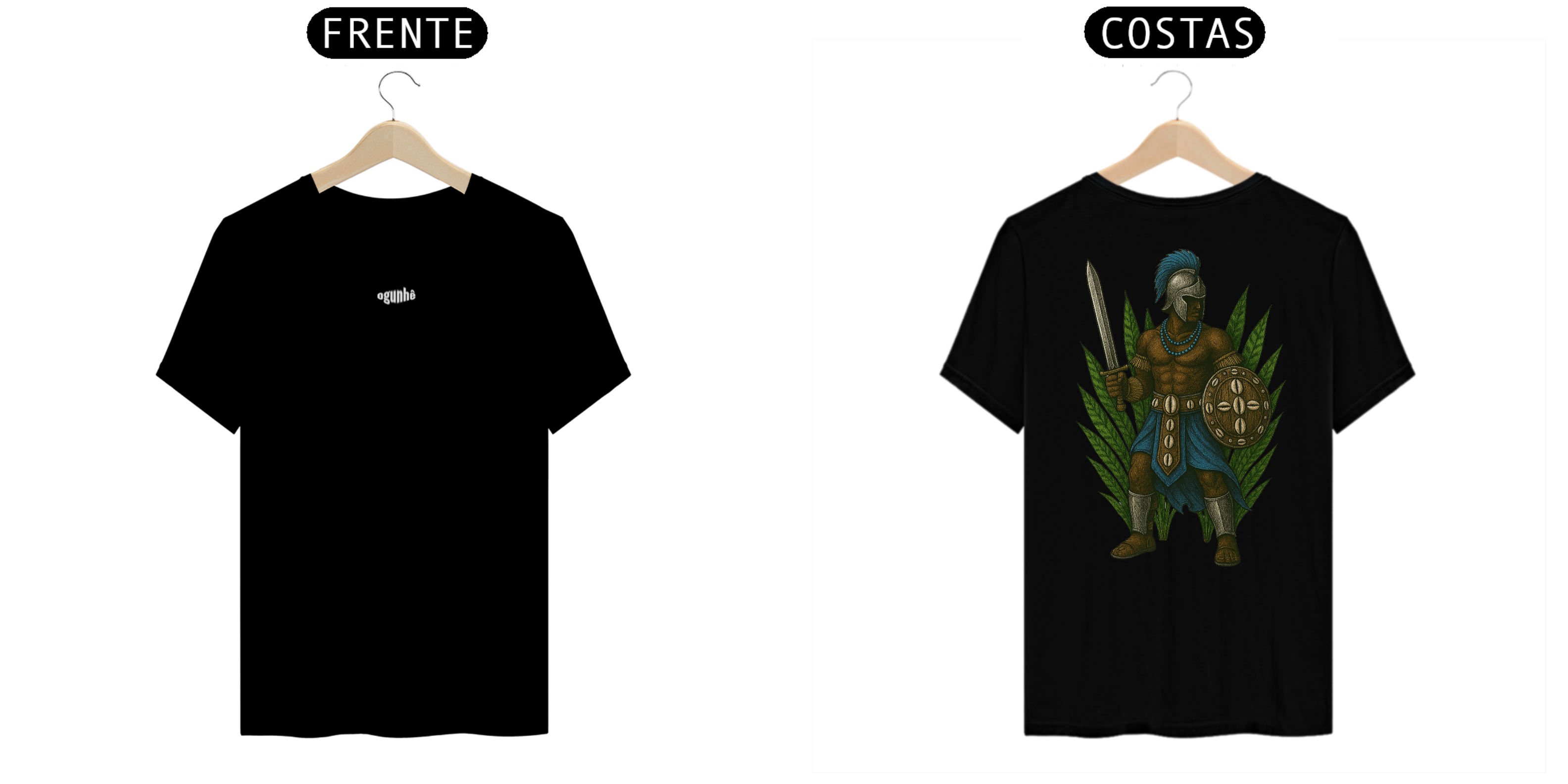 Camiseta Clássica Ogum (cores)