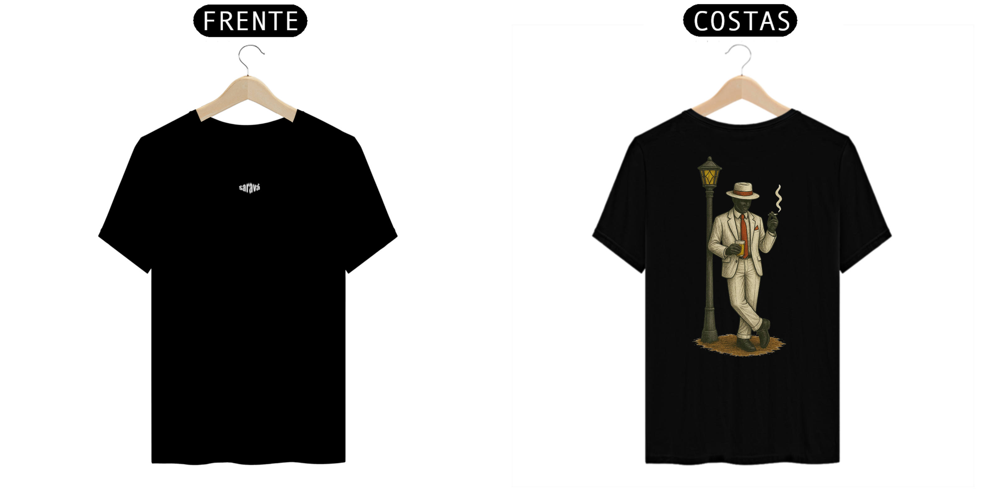 Camiseta Clássica Zé Pilintra (cores)