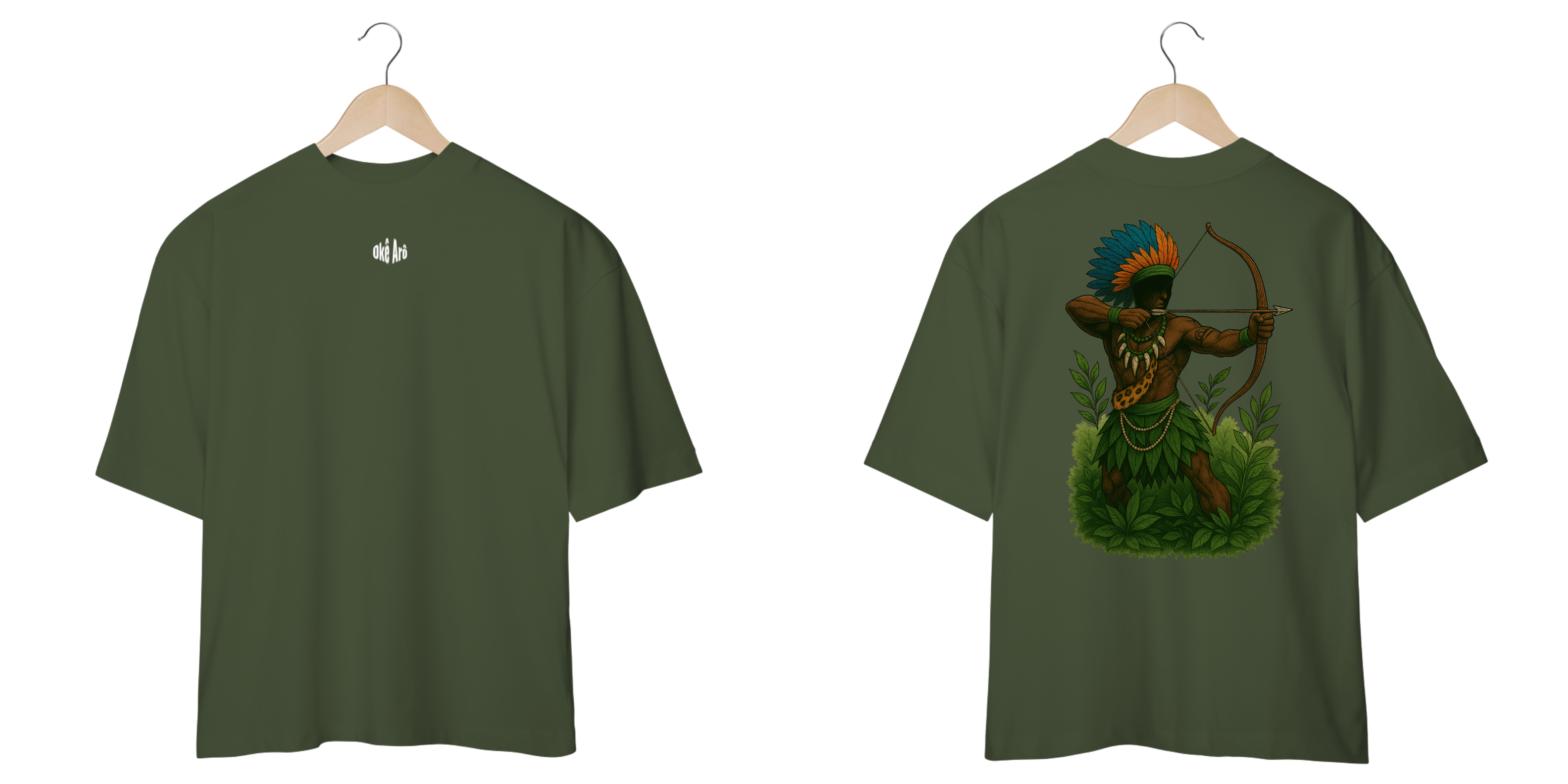 Camiseta Oversized Oxóssi (cores)