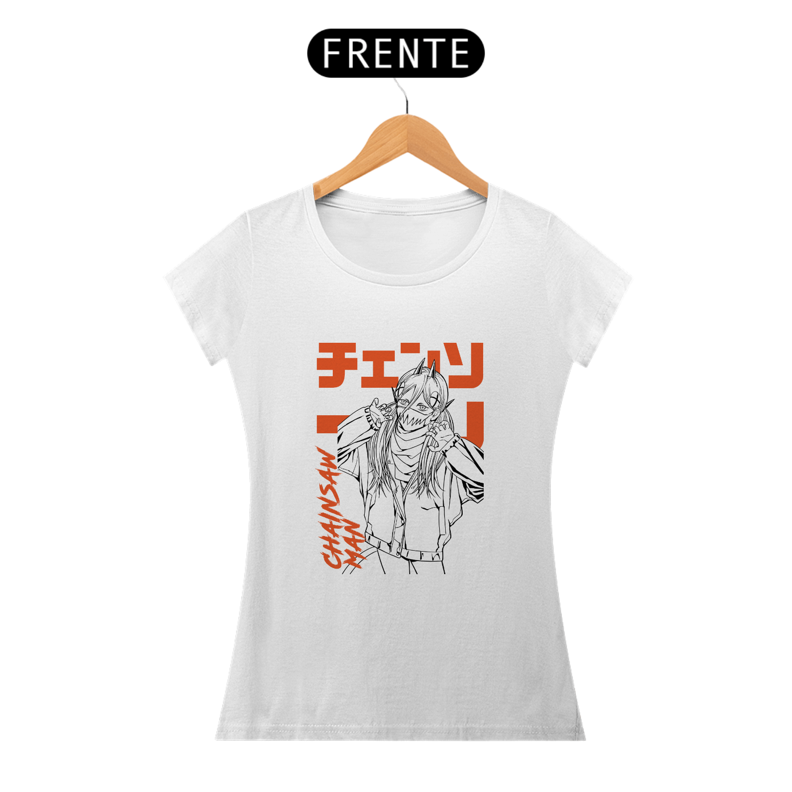 Camiseta Feminina Power – Chainsaw Man