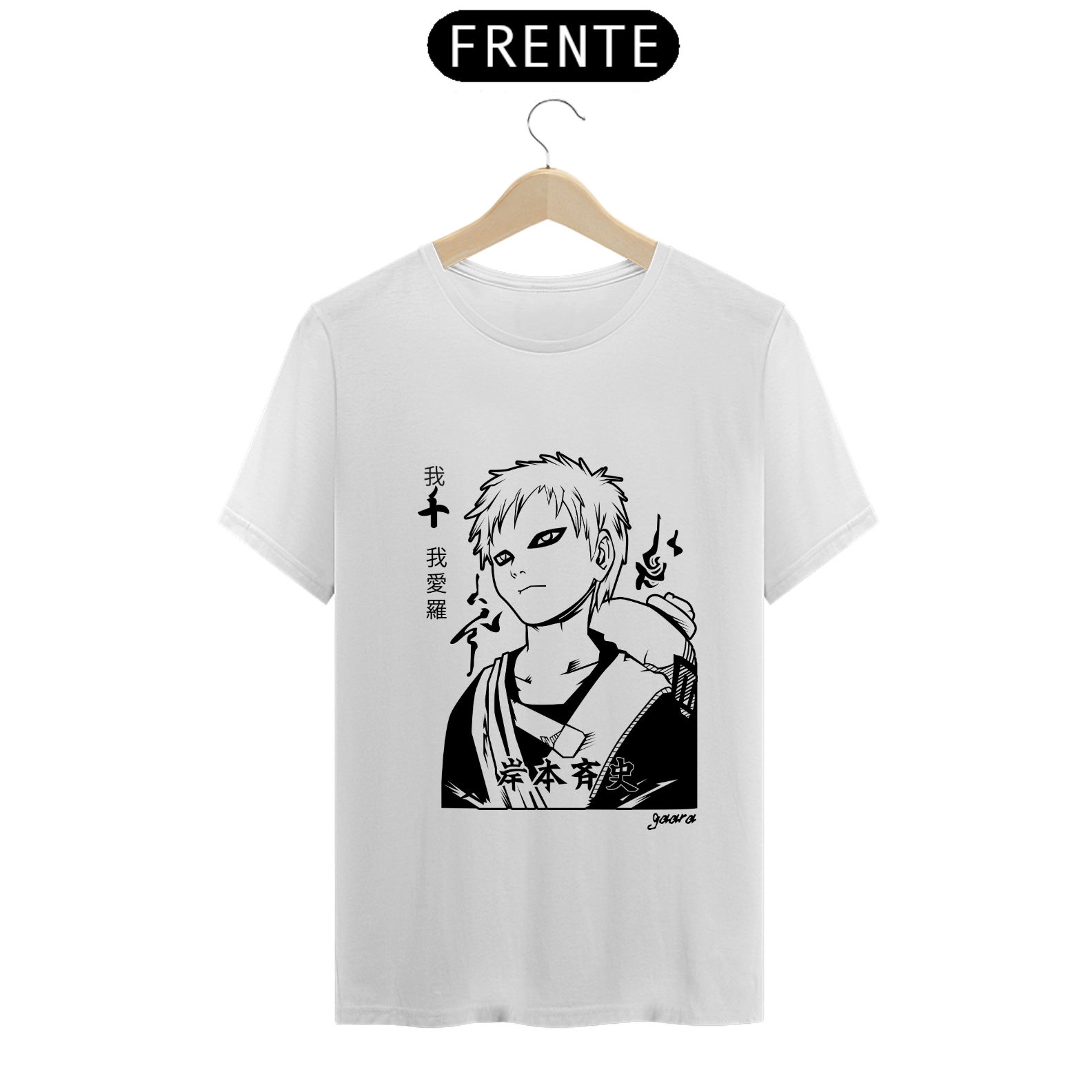 Camiseta do Gaara – Naruto Shippuden