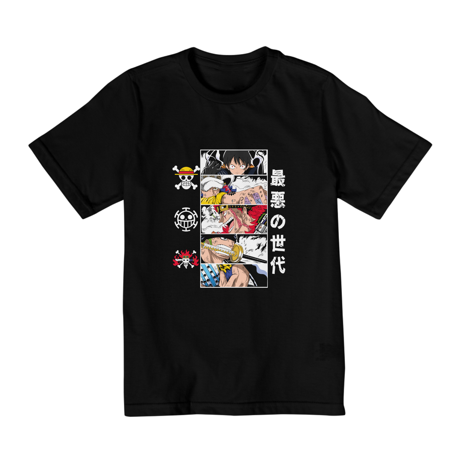 Camiseta Infantil One Piece (10 a 14 anos)