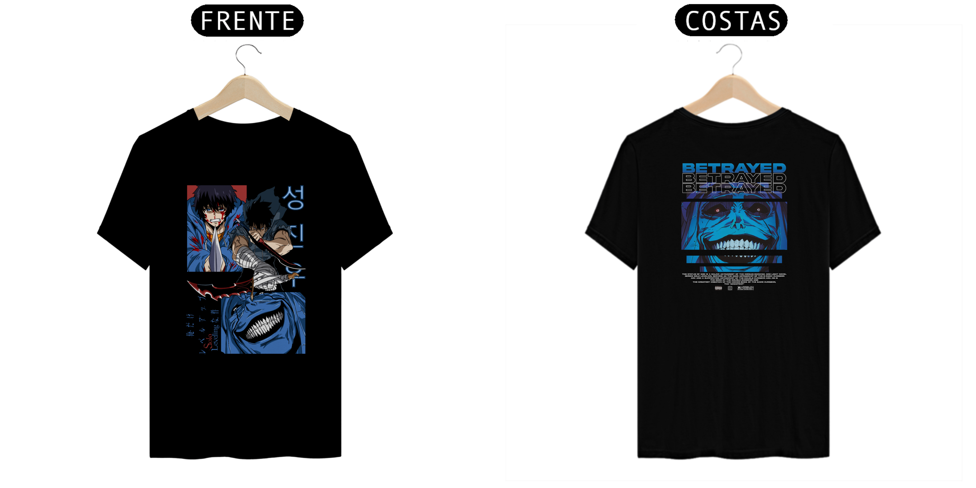 Camiseta Sung Jin-Woo – Solo Leveling