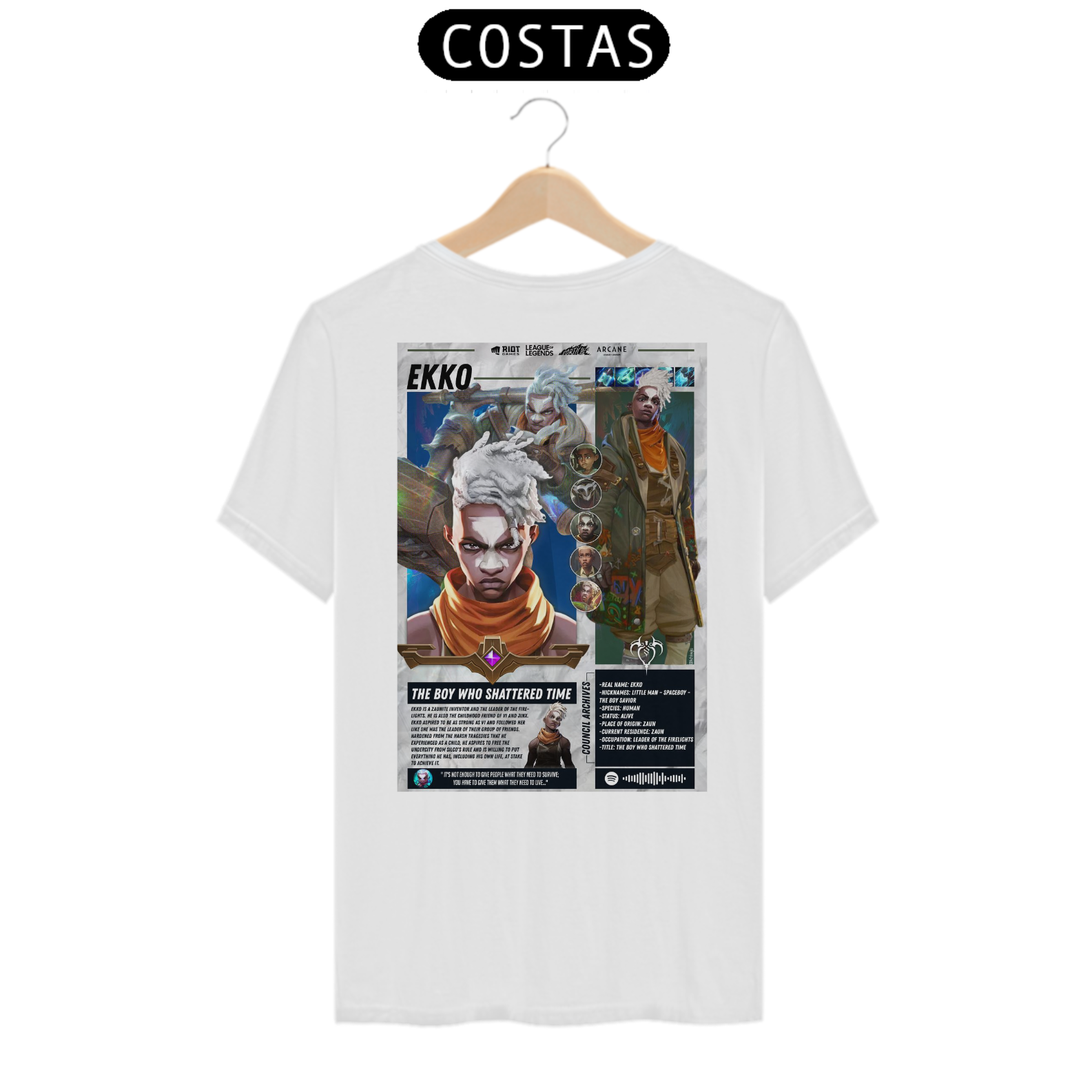 Camiseta Ekko arcane
