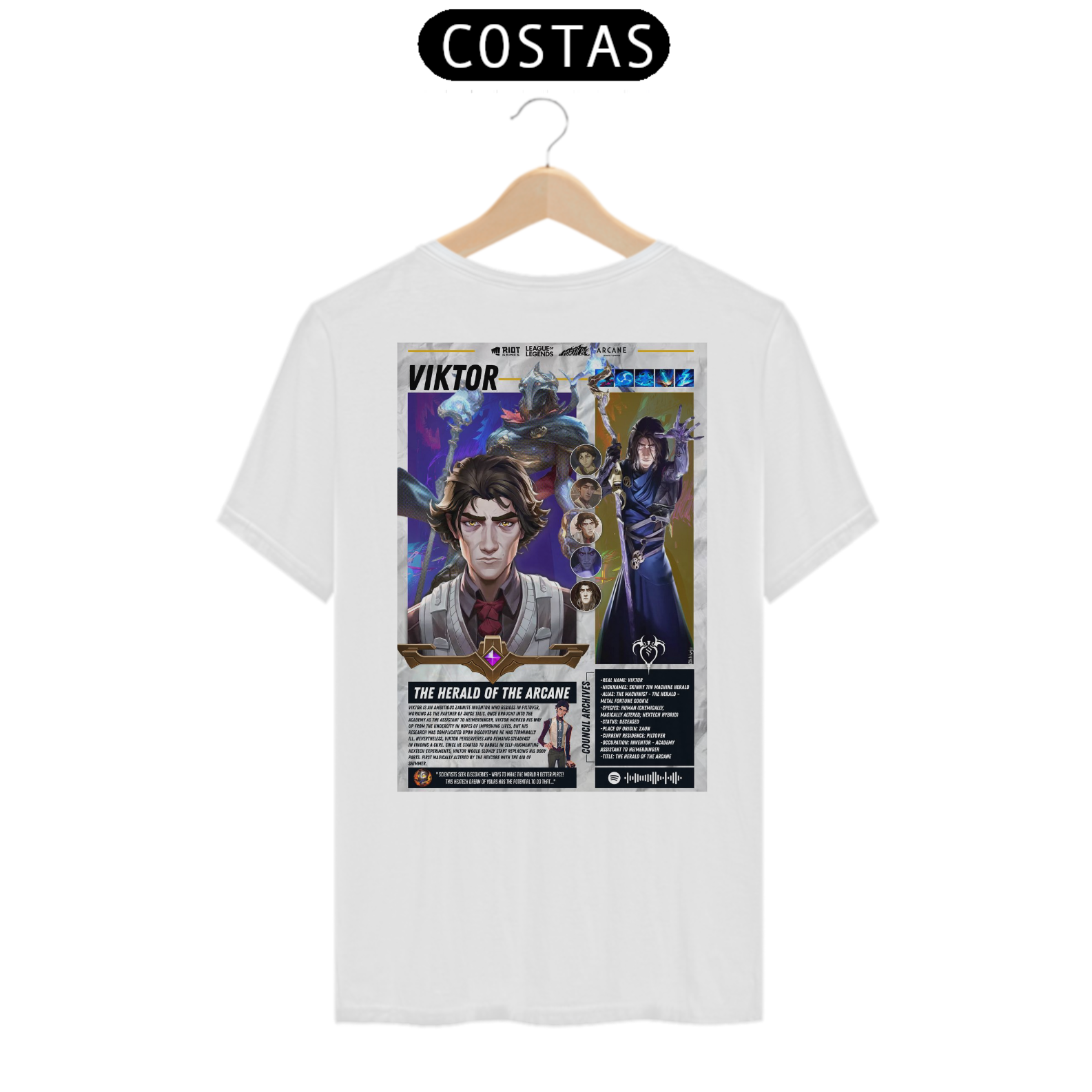 Camiseta Viktor arcane