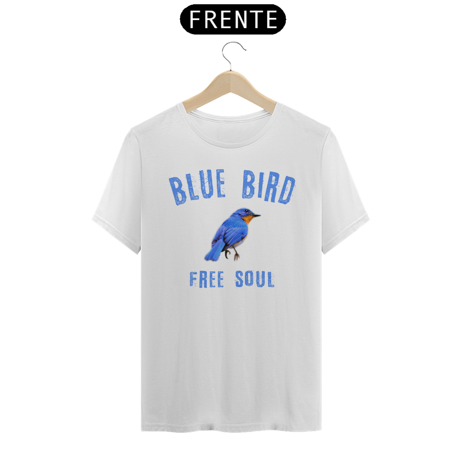T-Shirt Blue Bird Touch