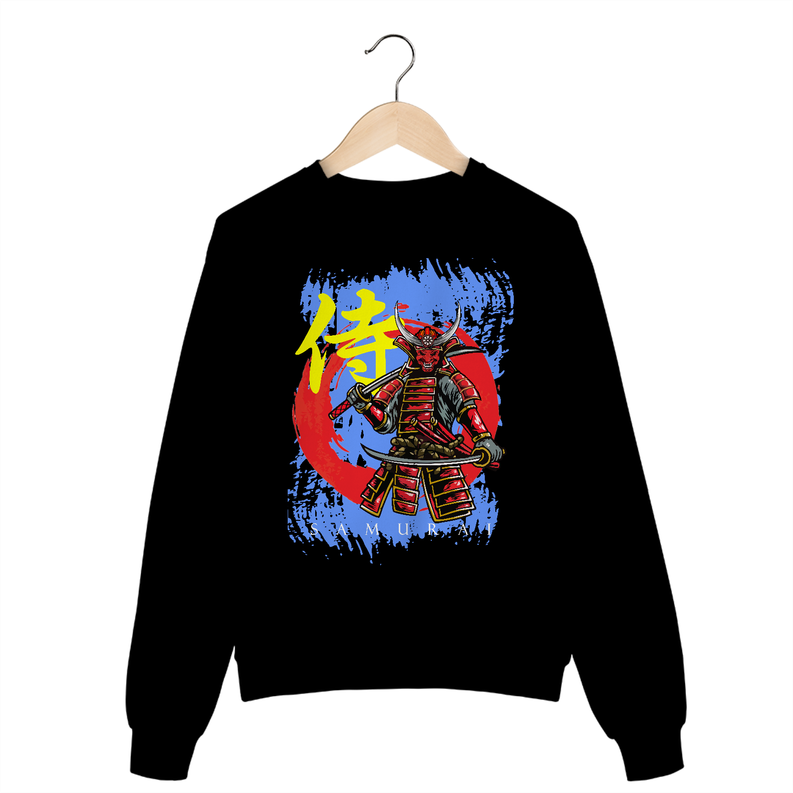 Blusa moletom Samurai bushido oriental guerreiro
