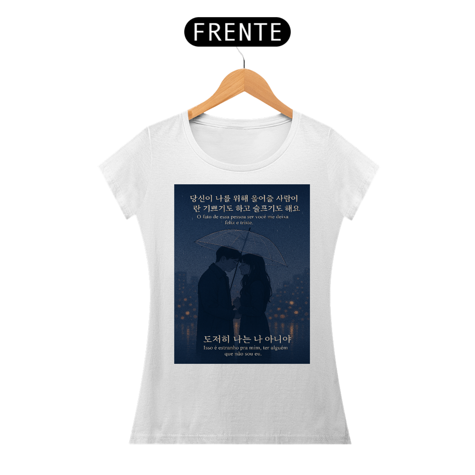 CAMISA- BABY LONG CLASSIC- DORAMA- POUSANDO NO AMOR