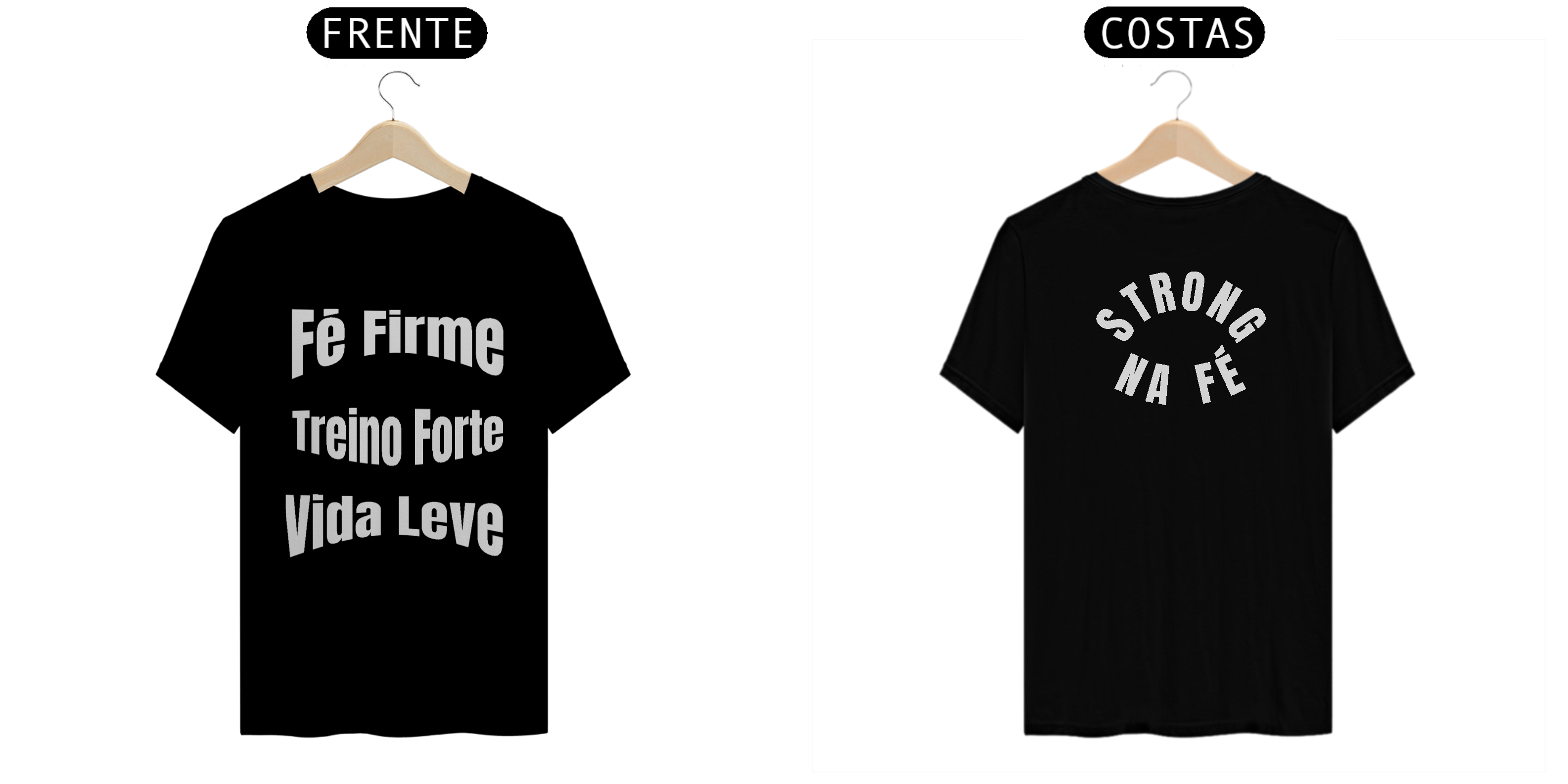 CAMISA T SHIRT - FÉ FIRME TREINO FORTE