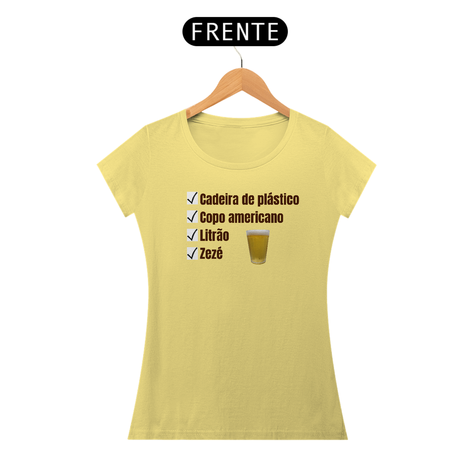 Camiseta Fem. Estonada Baby Look - Boteco