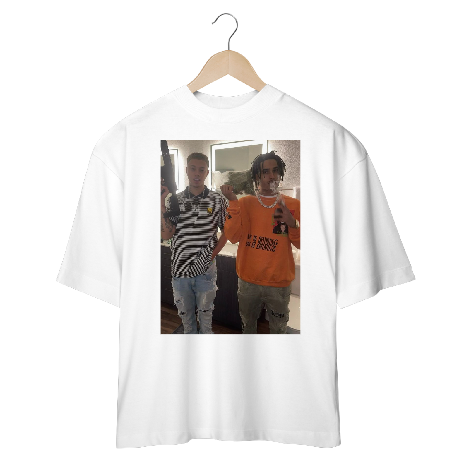 CAMISETA OVERSIZED TETO E MATUE