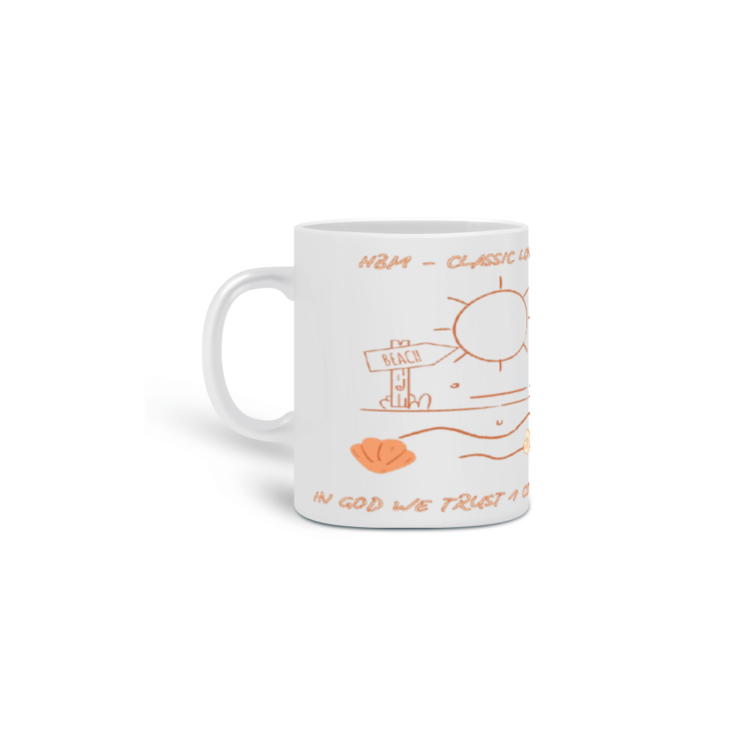HBM Surfer Mug Orange