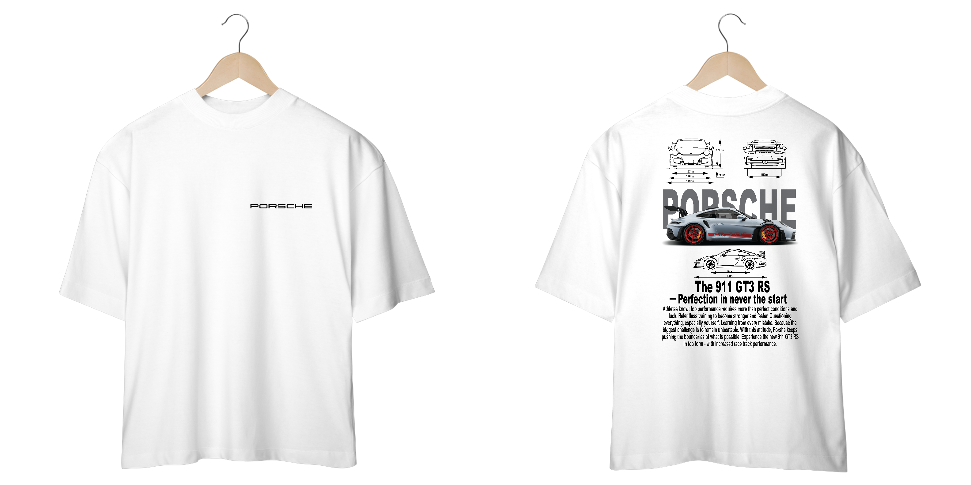 Camisa Oversized - Porsche GT3 RS