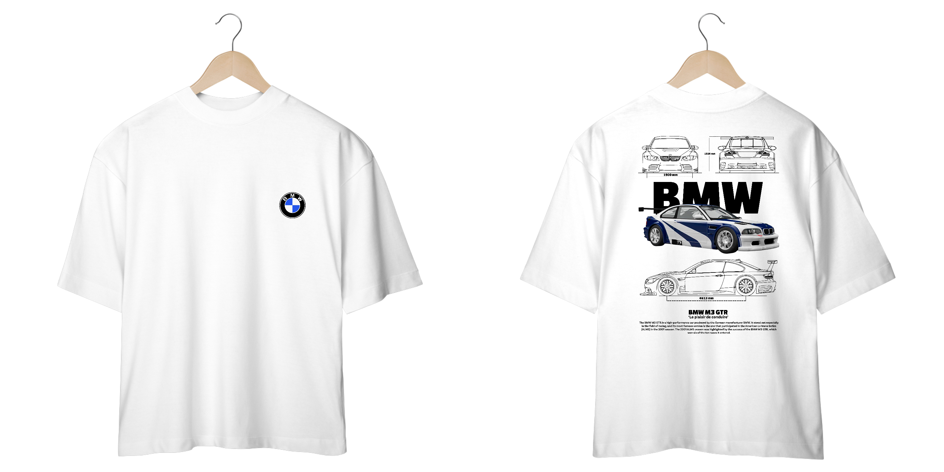 Camisa Oversized -BMW M3 GTR