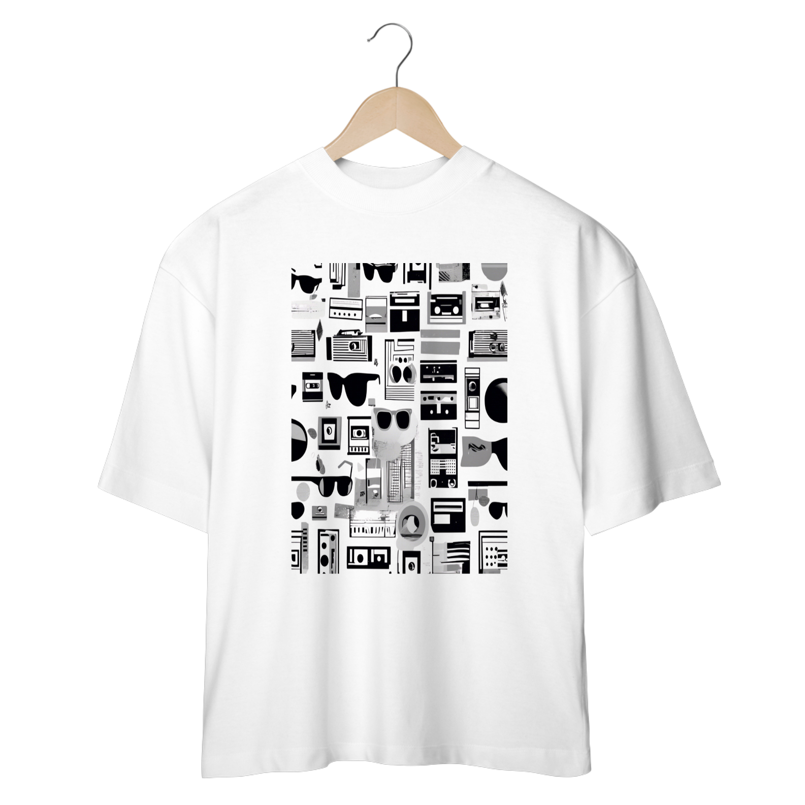 Camiseta pop estilo anos 90