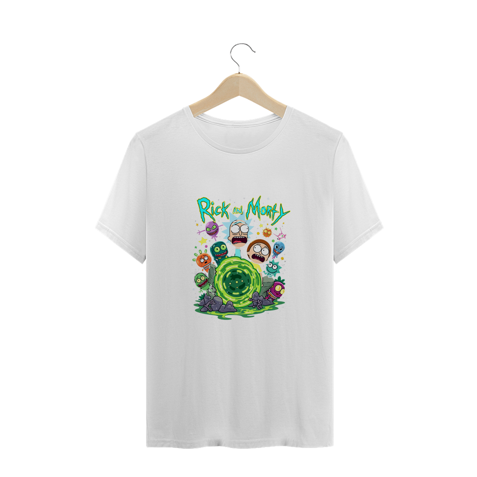 Camiseta Plus Size Rick And Morty