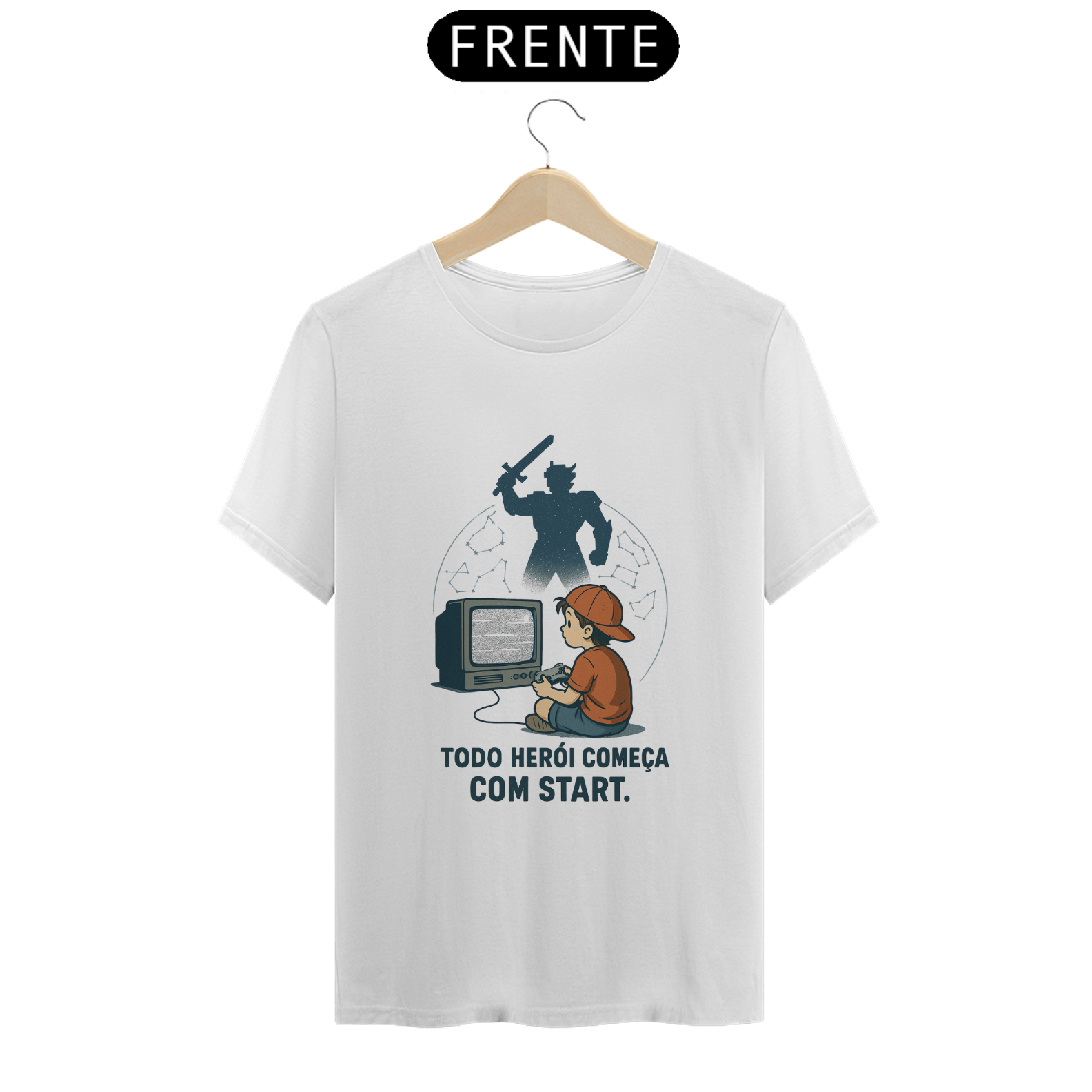 Camiseta Modelagem Tradicional - todo herói