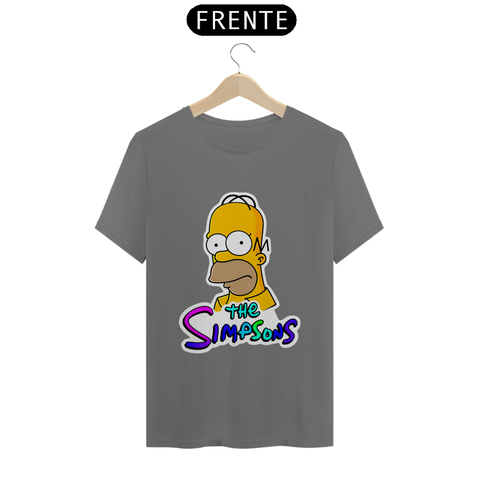 Camiseta retrô e vintage do Homer Simpson