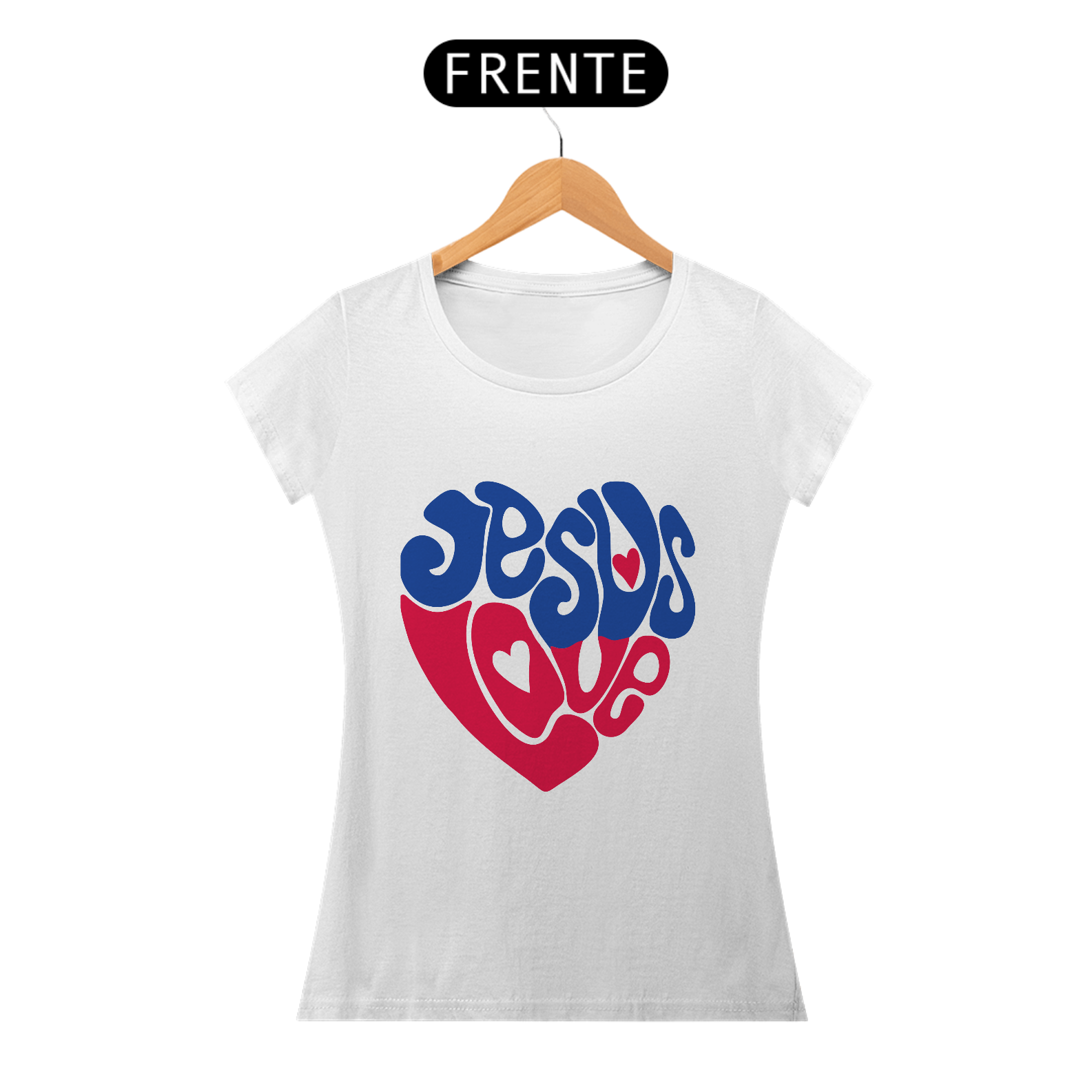 Camiseta branca Jesus love