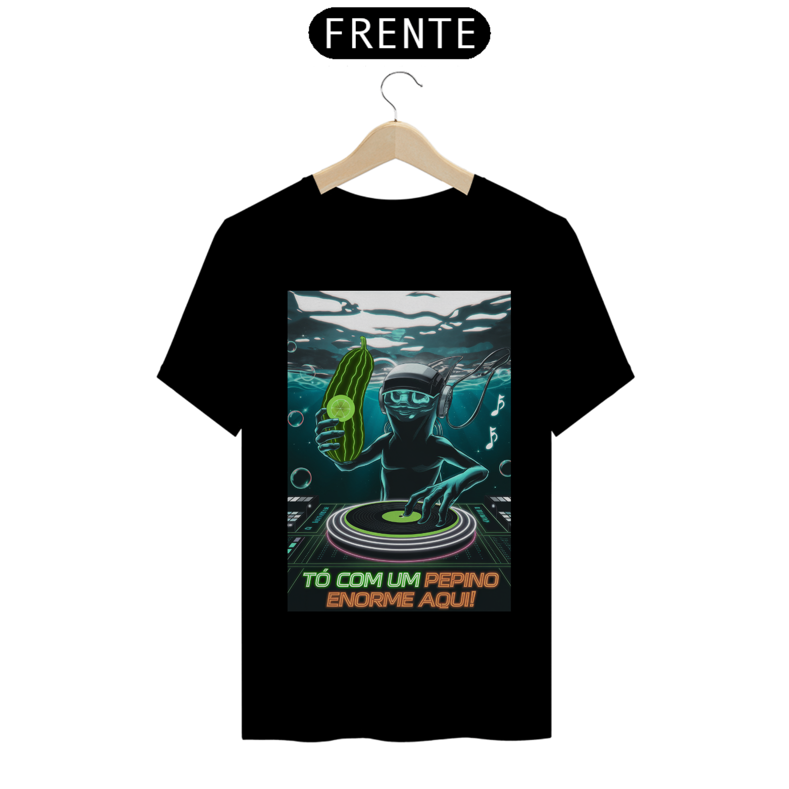 Tô com um pepino enorme aqui