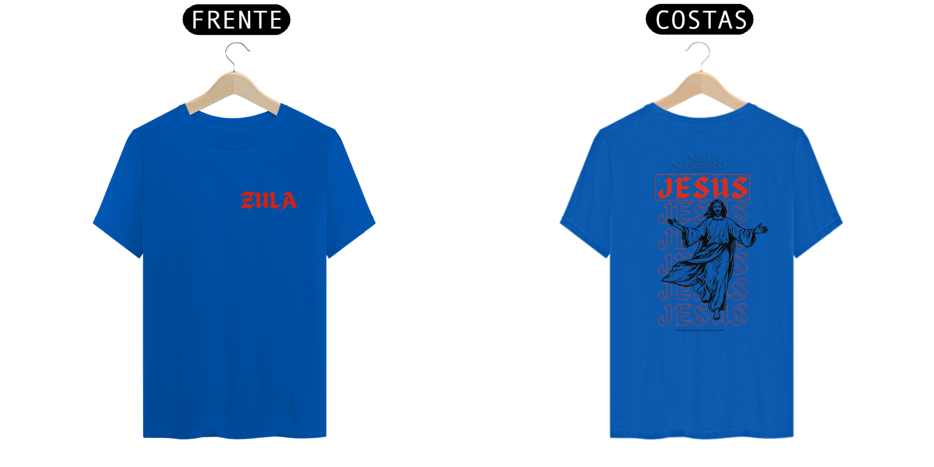 Camisa T-shirt Streetwear - Zula Estilo Urbano e Exclusivo - Jesus