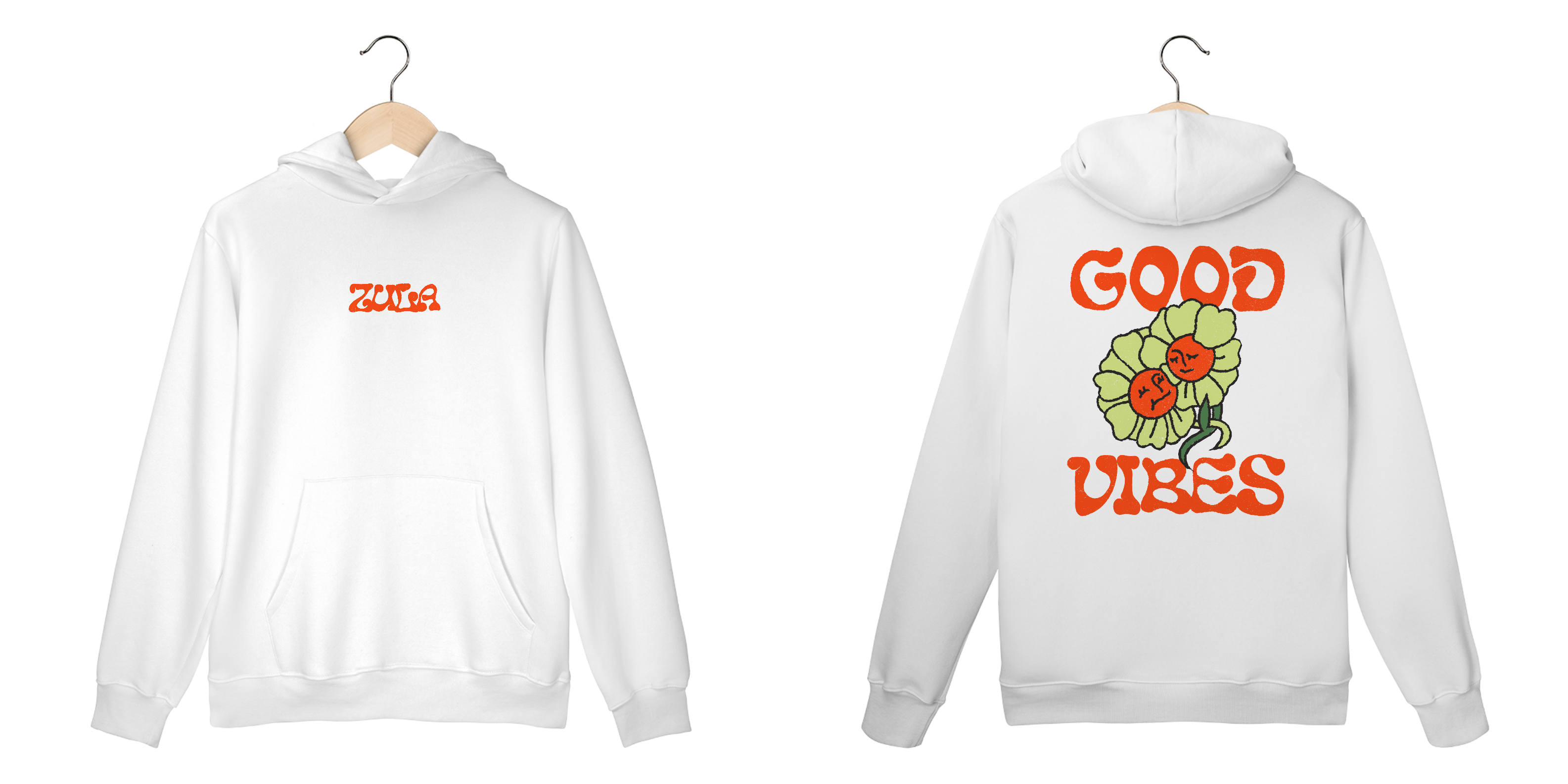 Nome do produto: Casaco Moletom Streetwear com Capuz - Zula Estilo Good Vibes