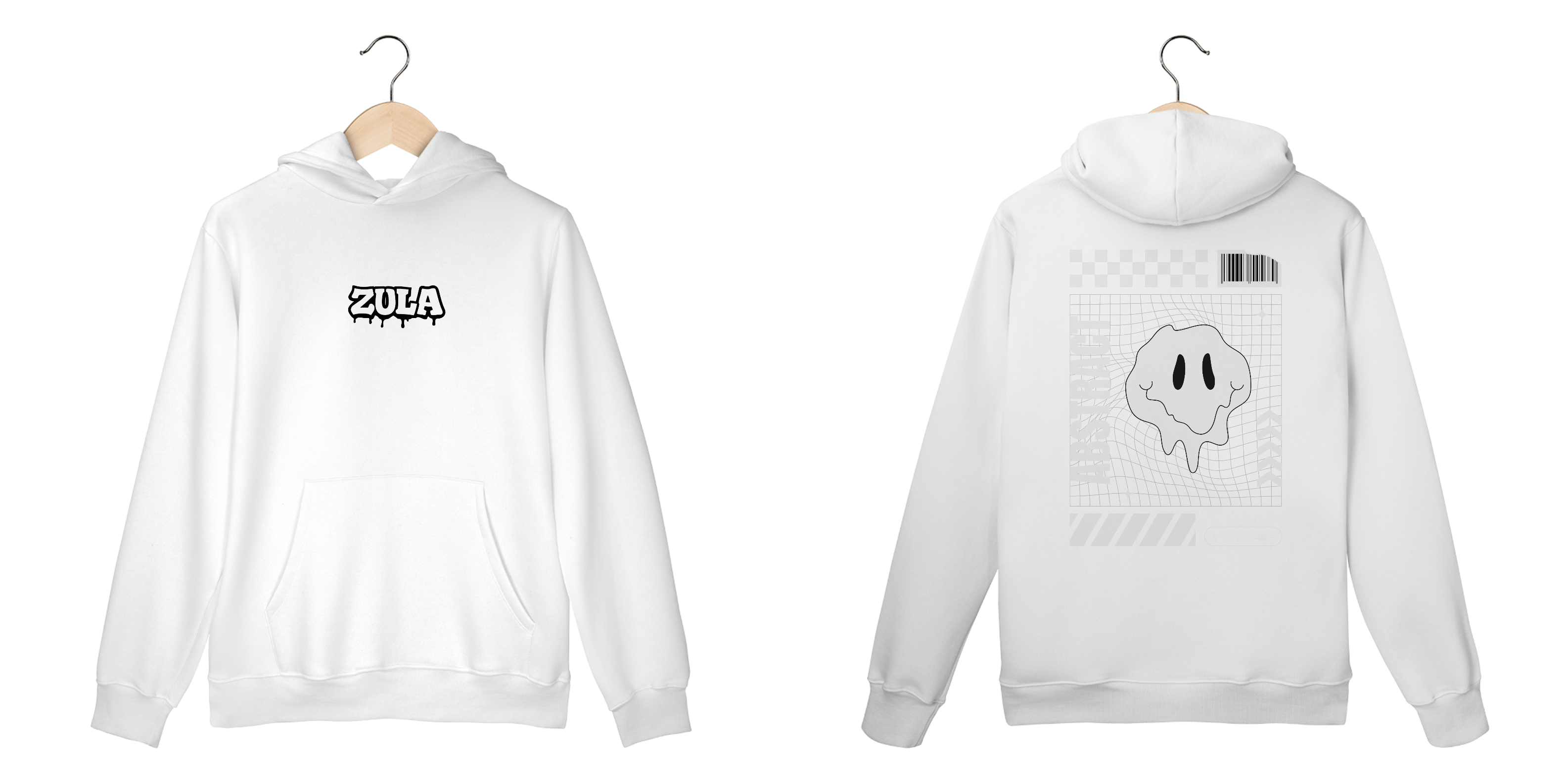 Casaco Moletom Streetwear com Capuz - Zula Black Goo