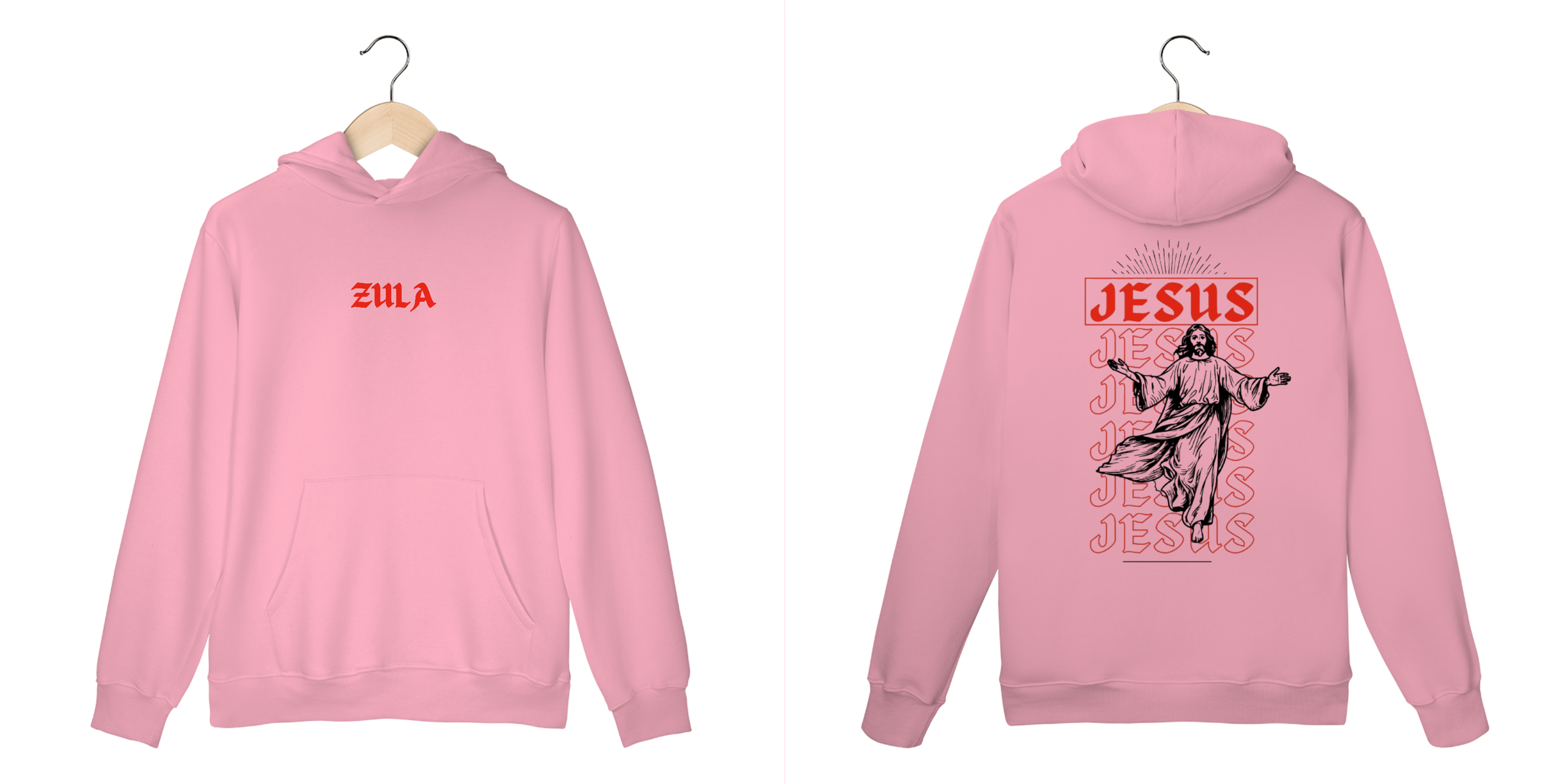 Casaco Moletom Streetwear com Capuz - Zula Estilo Urbano e Exclusivo - Jesus
