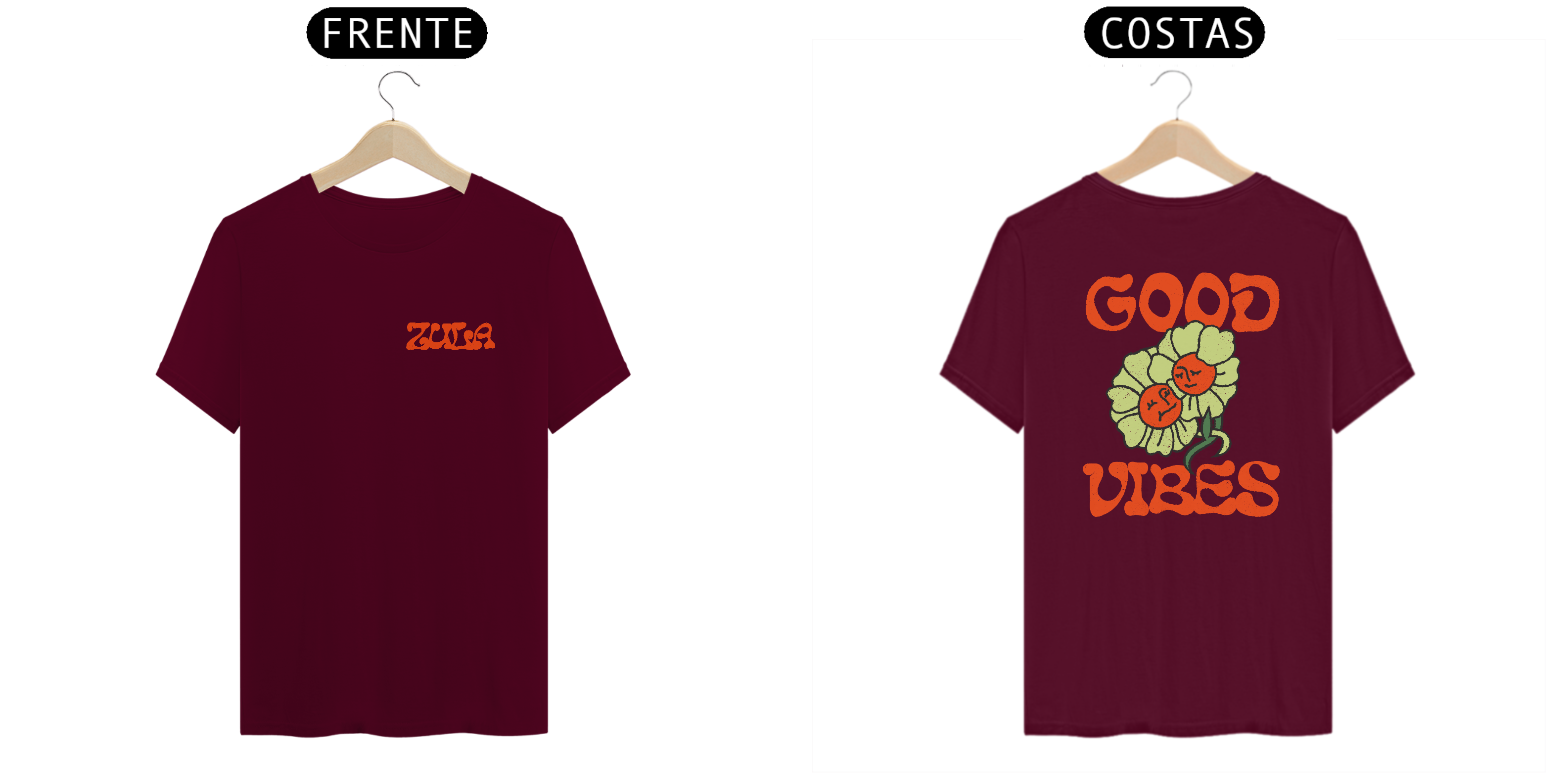 T-shirt Plus Size - Zula Good Vibes