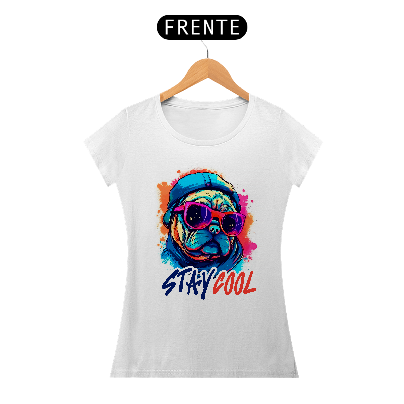 Baby Look Pug Stay Cool