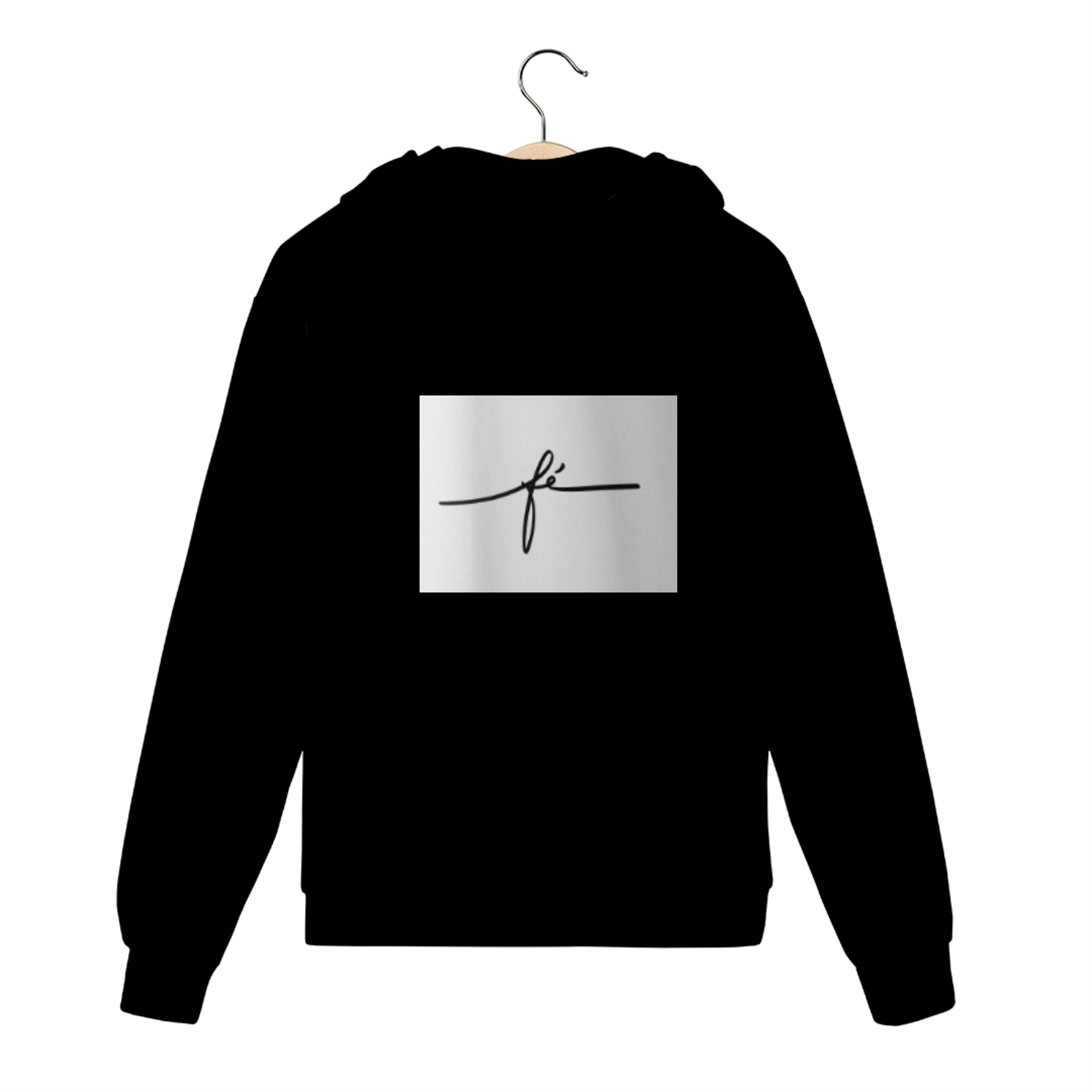 Moletom com zipper Fé