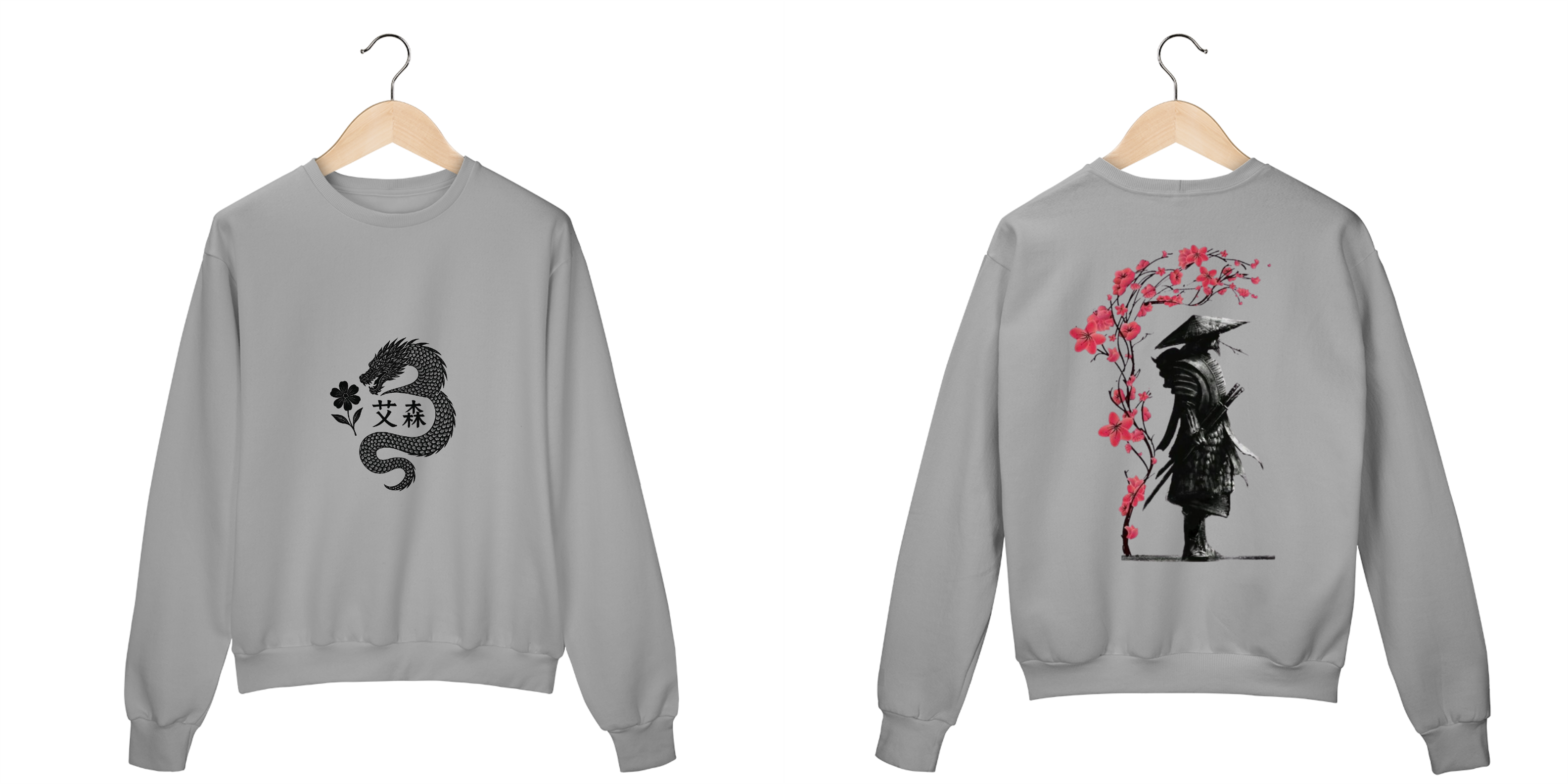 MOLETOM SAMURAI CEREJEIRA