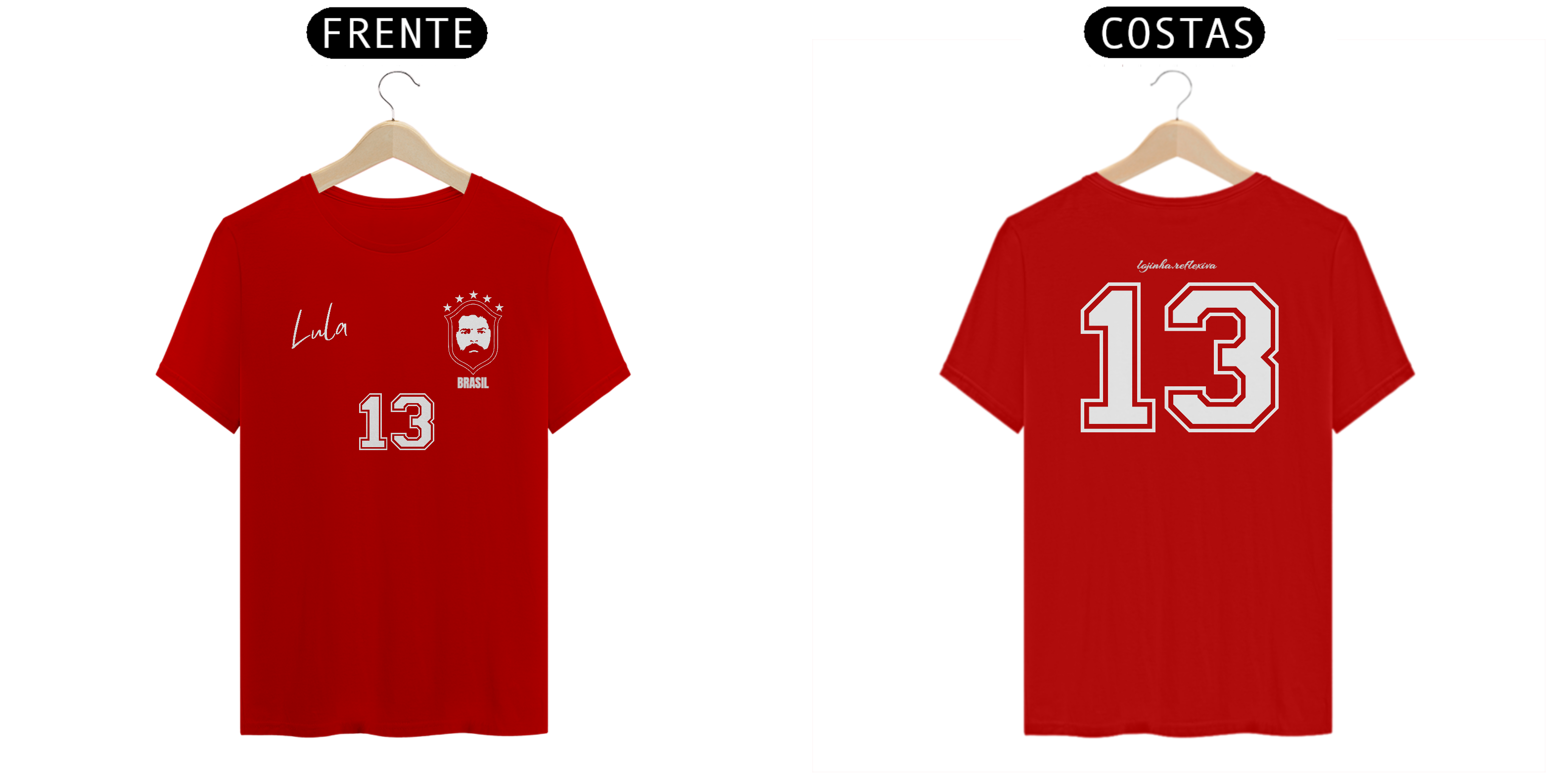 Nome do produto: Camisa Vermelha da Seleção Brasileira